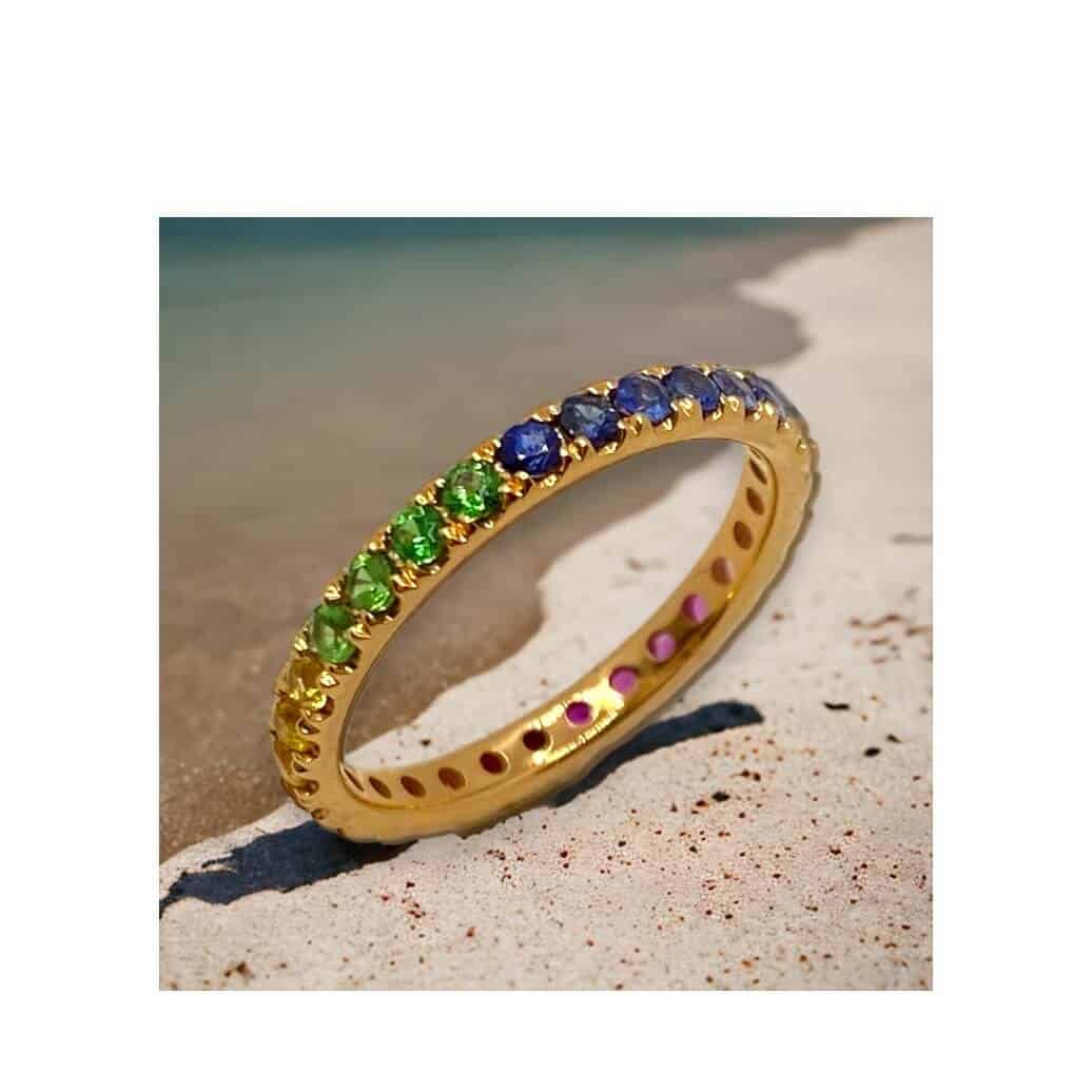 Rainbow sapphire eternity ring — Melina Fachidis (6)