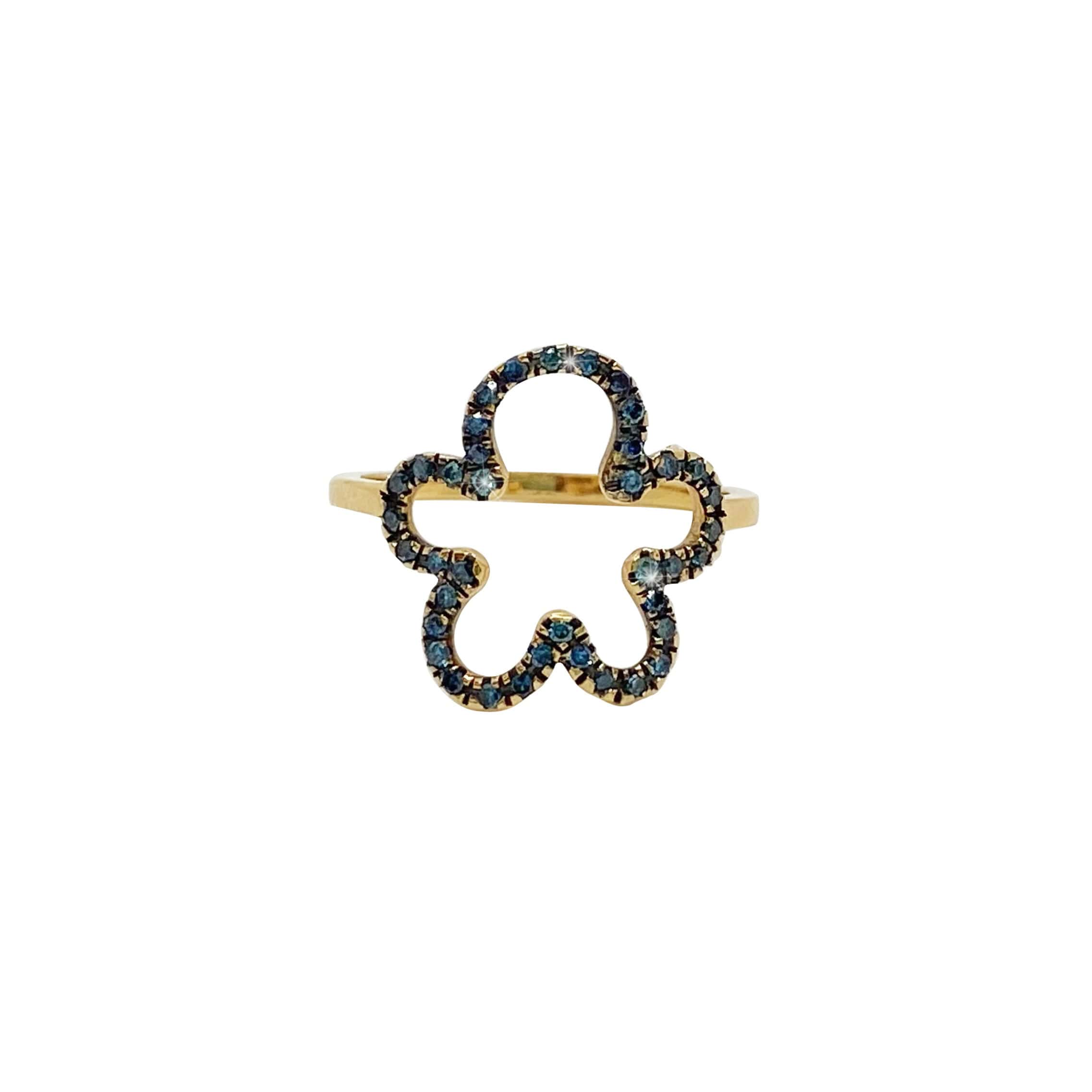 Blue diamonds tattoo chevalier ring — Melina Fachidis (4)