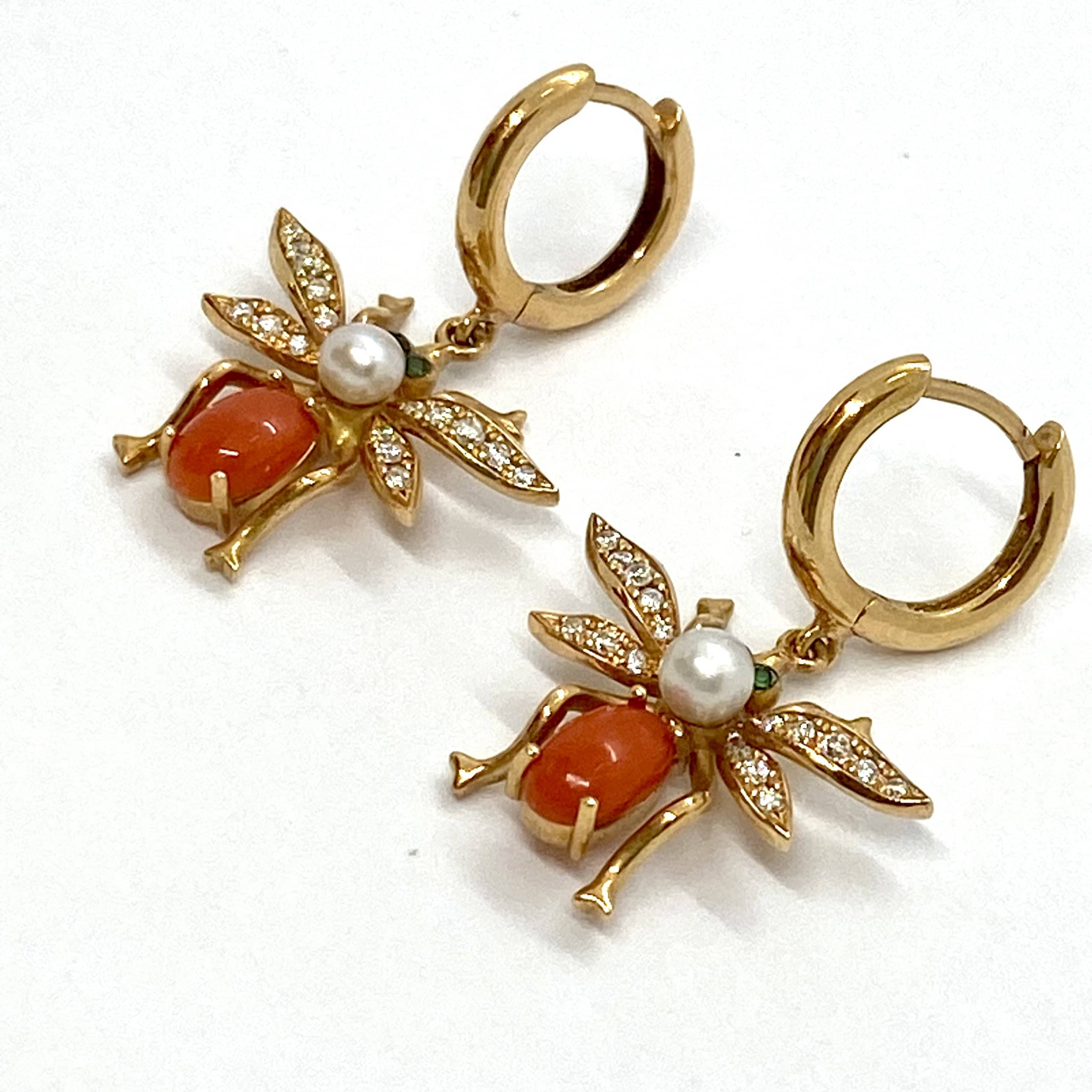 Dragonfly hoop earrings — Melina Fachidis (3)