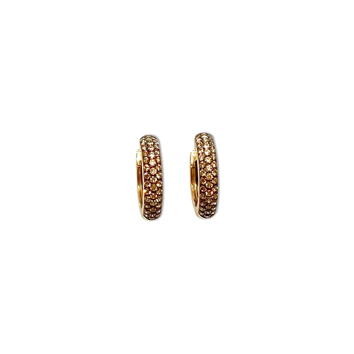 Champagne diamond small hoops — Melina Fachidis (4)