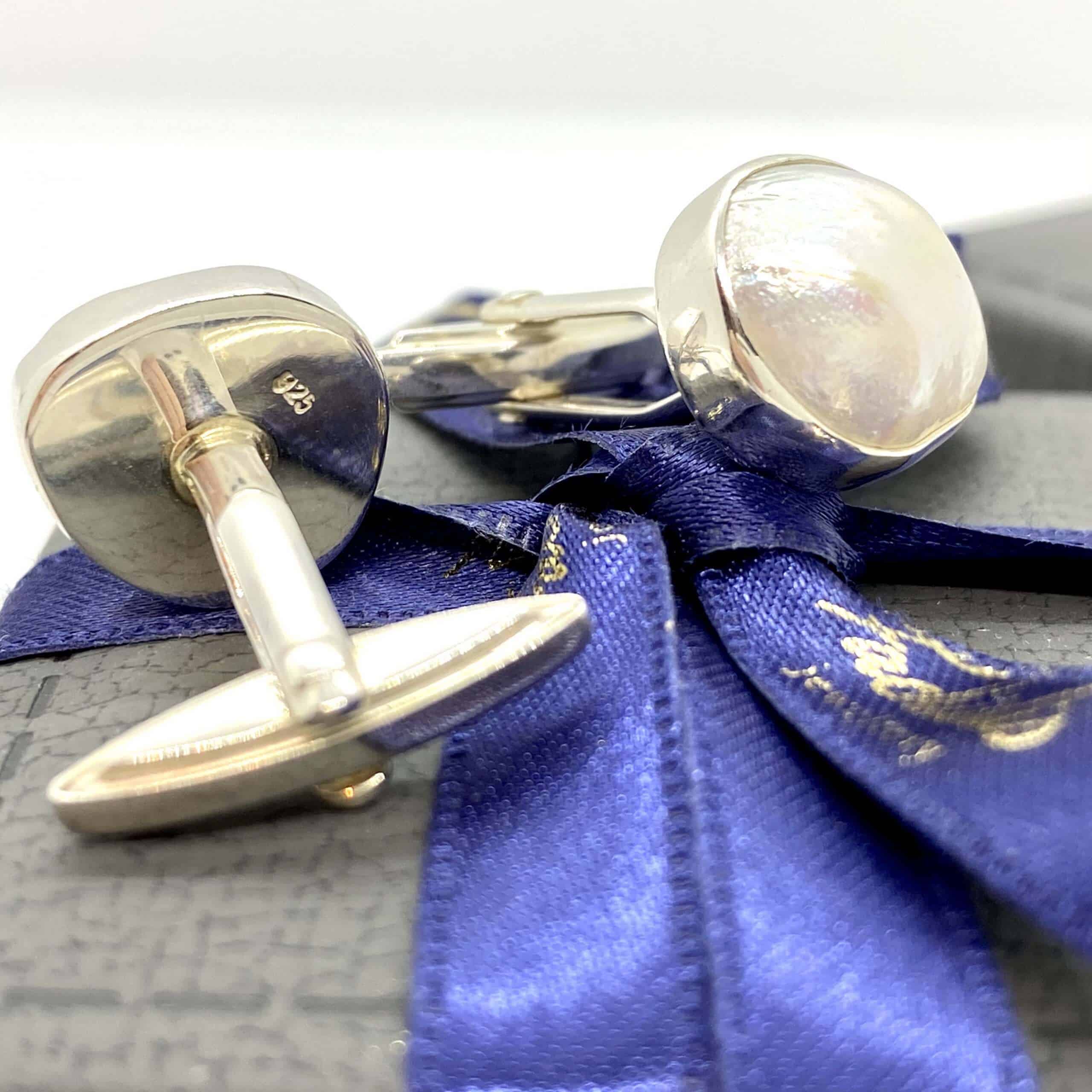 Pearl cufflinks — Melina Fachidis (5)