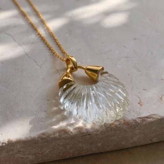 Ettienne necklace clear — Melina Fachidis (2)