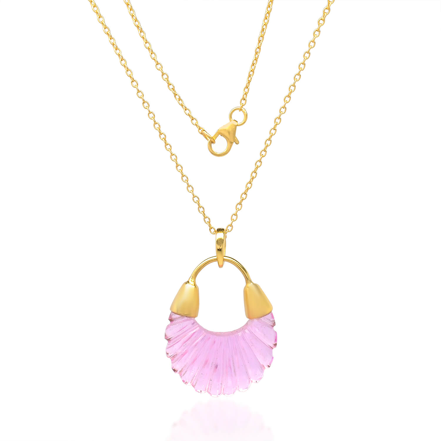 Ettienne Necklace Soft Pink — Melina Fachidis