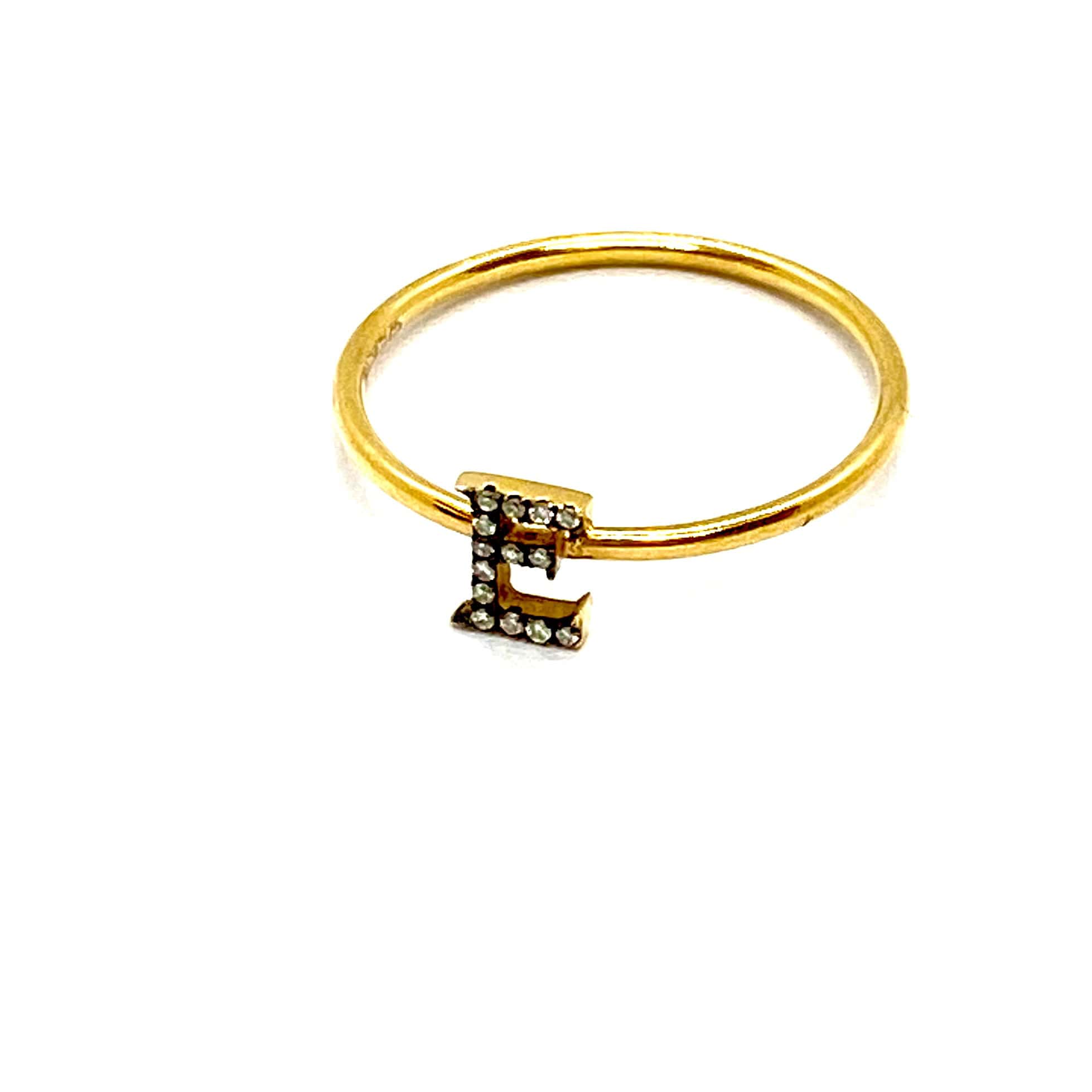 Initial diamond ring — Melina Fachidis (2)