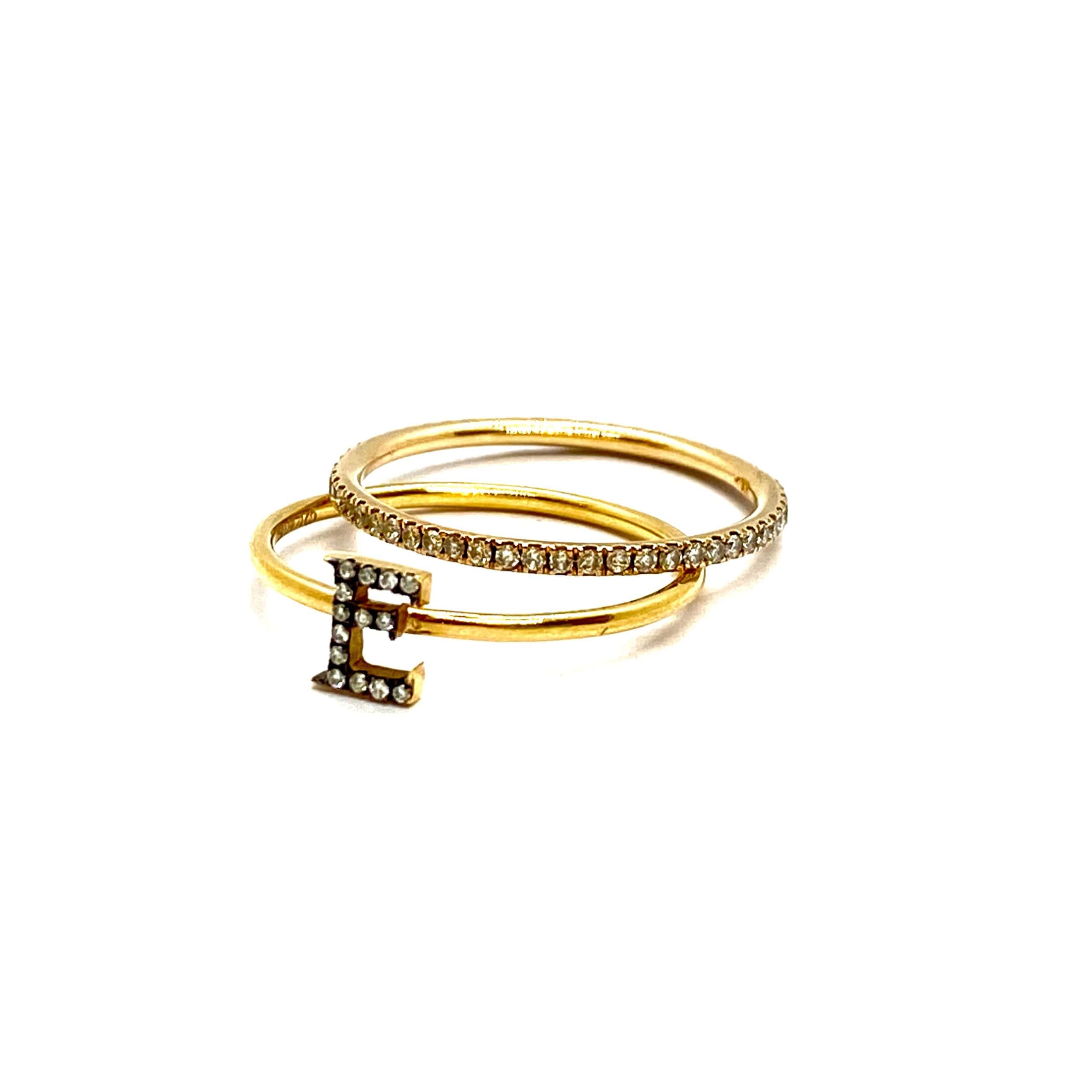 Initial diamond ring — Melina Fachidis (3)