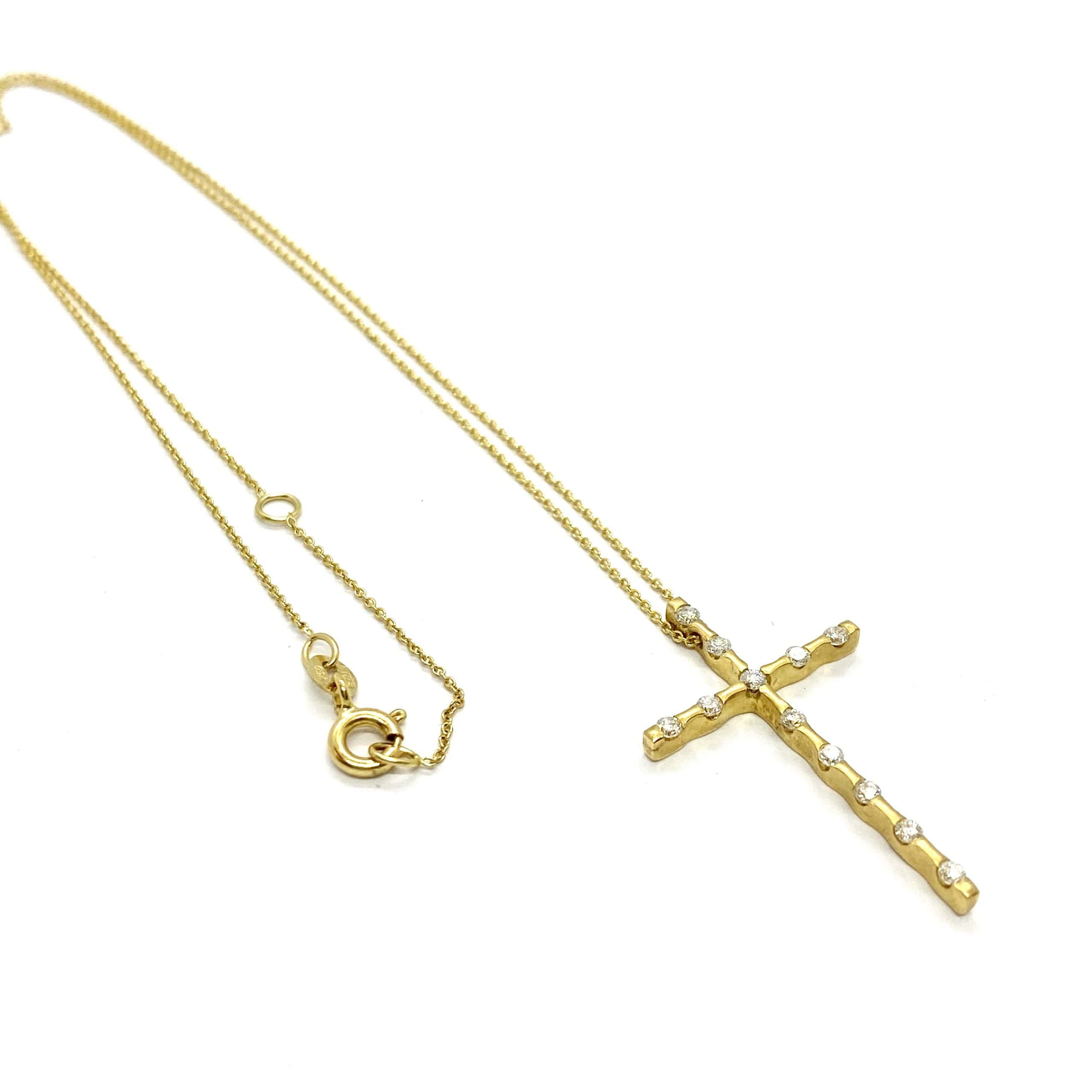 Minimal 12 diamonds cross — Melina Fachidis (2)