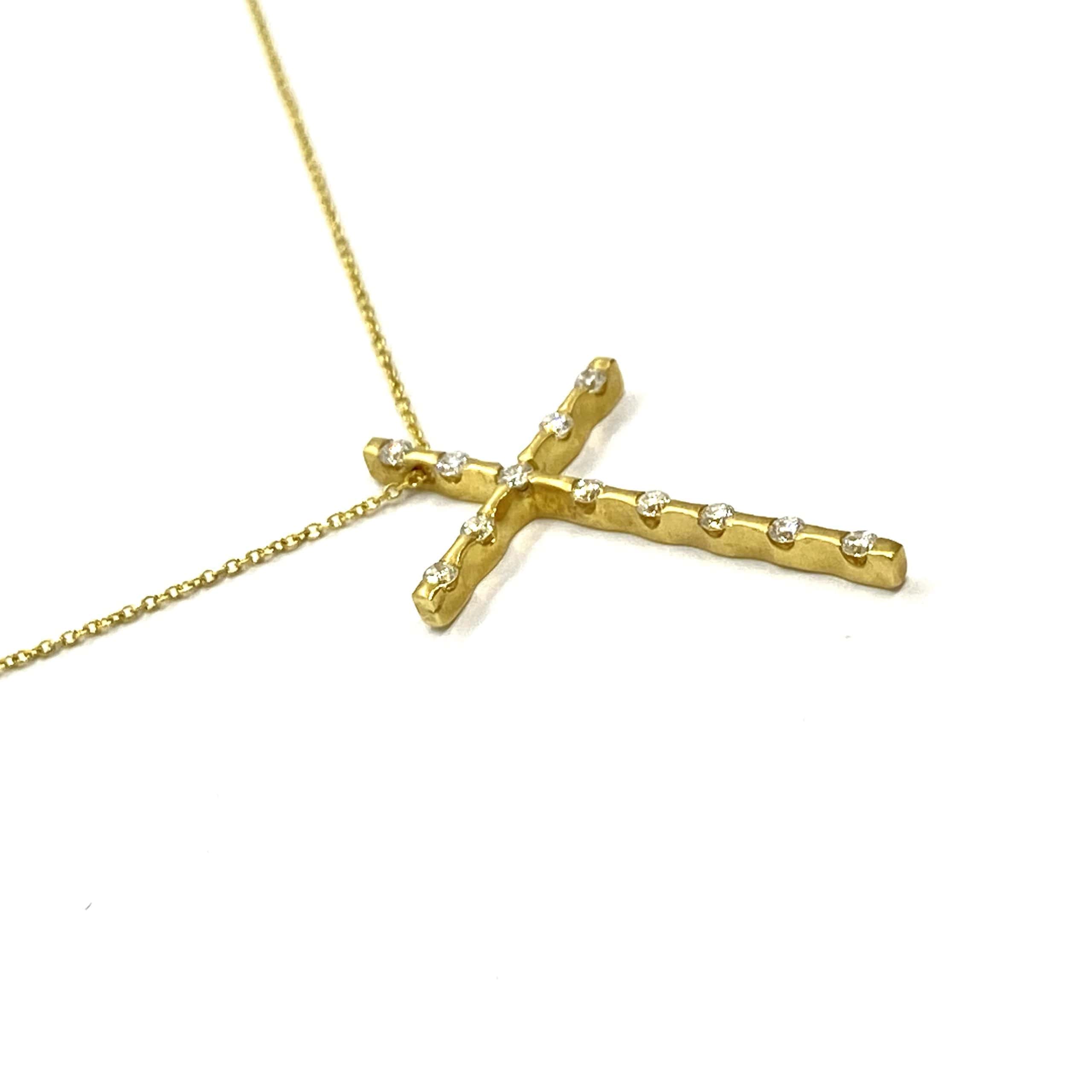 Minimal 12 diamonds cross — Melina Fachidis (3)