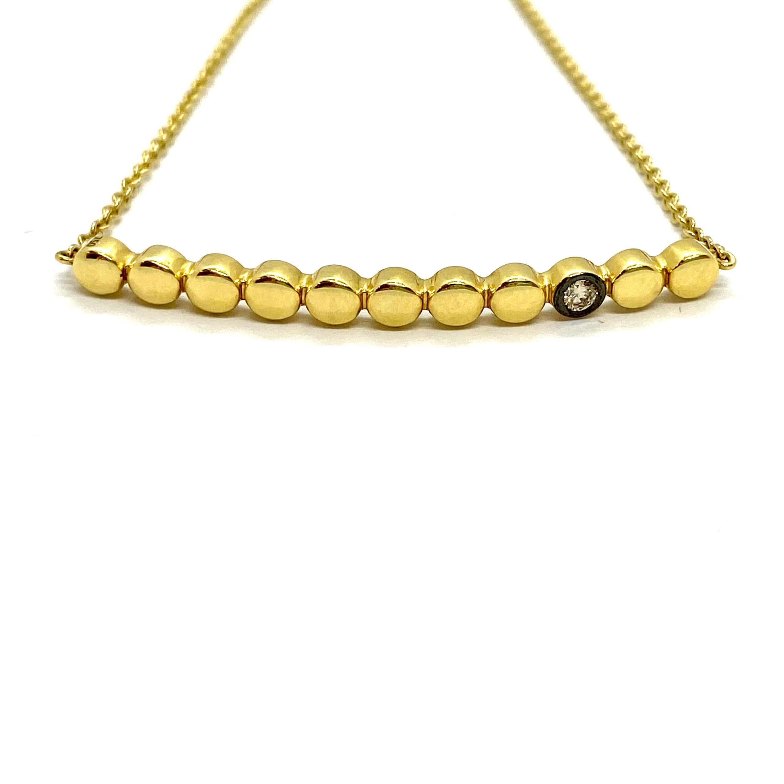 Dot bar diamond bracelet — Melina Fachidis (3)