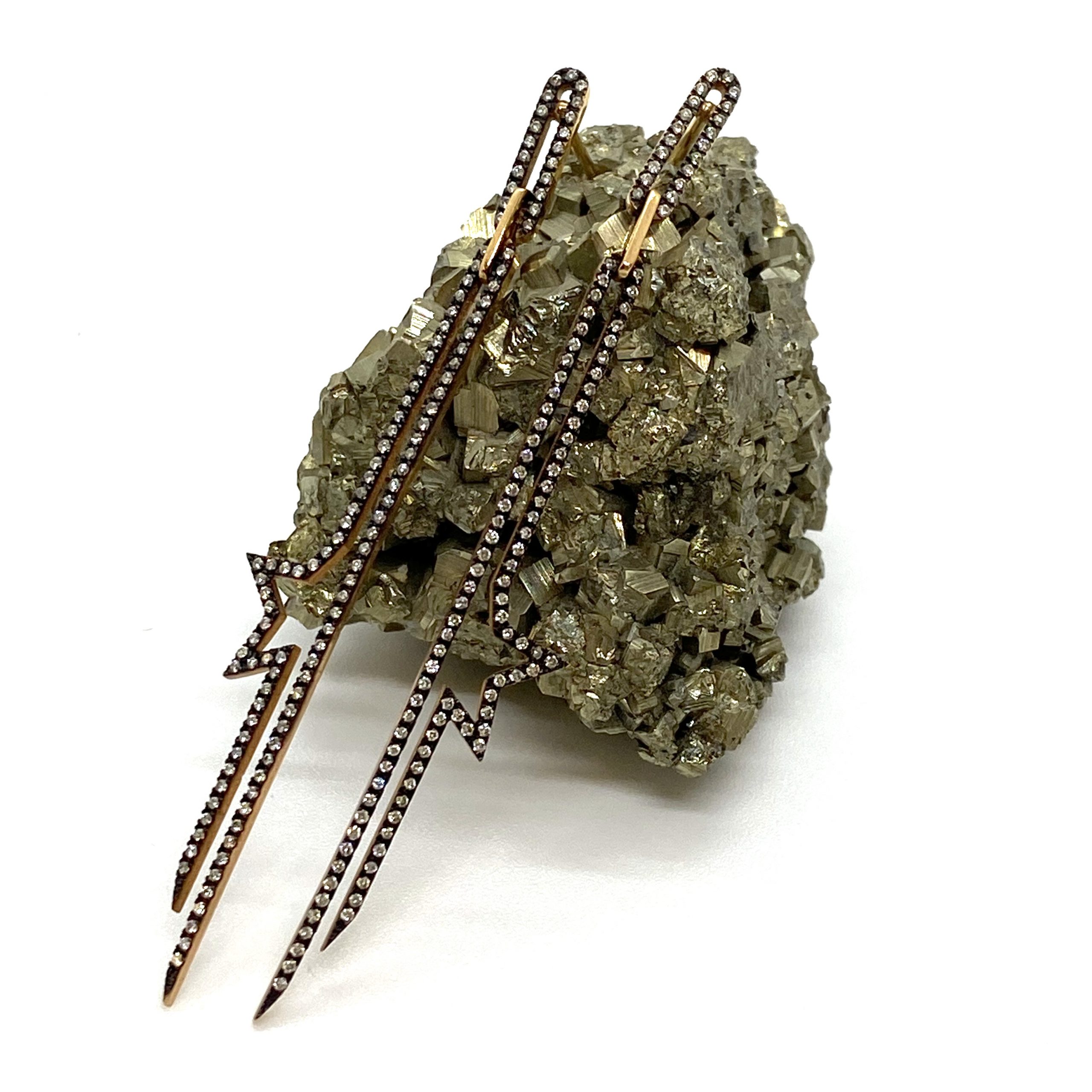 Star statement diamond earrings — Melina Fachidis (3)