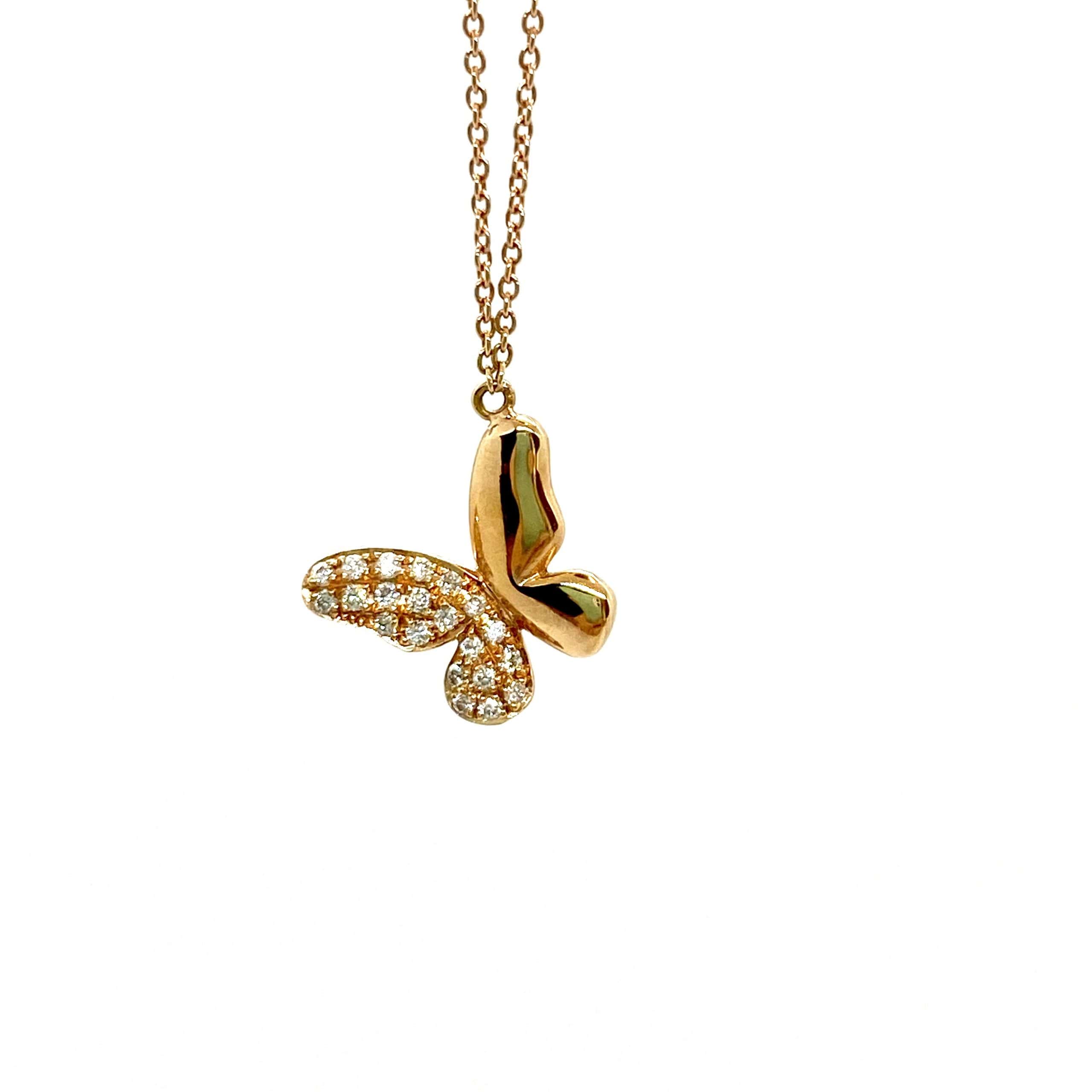 Butterfly diamond pendant — Melina Fachidis (2)