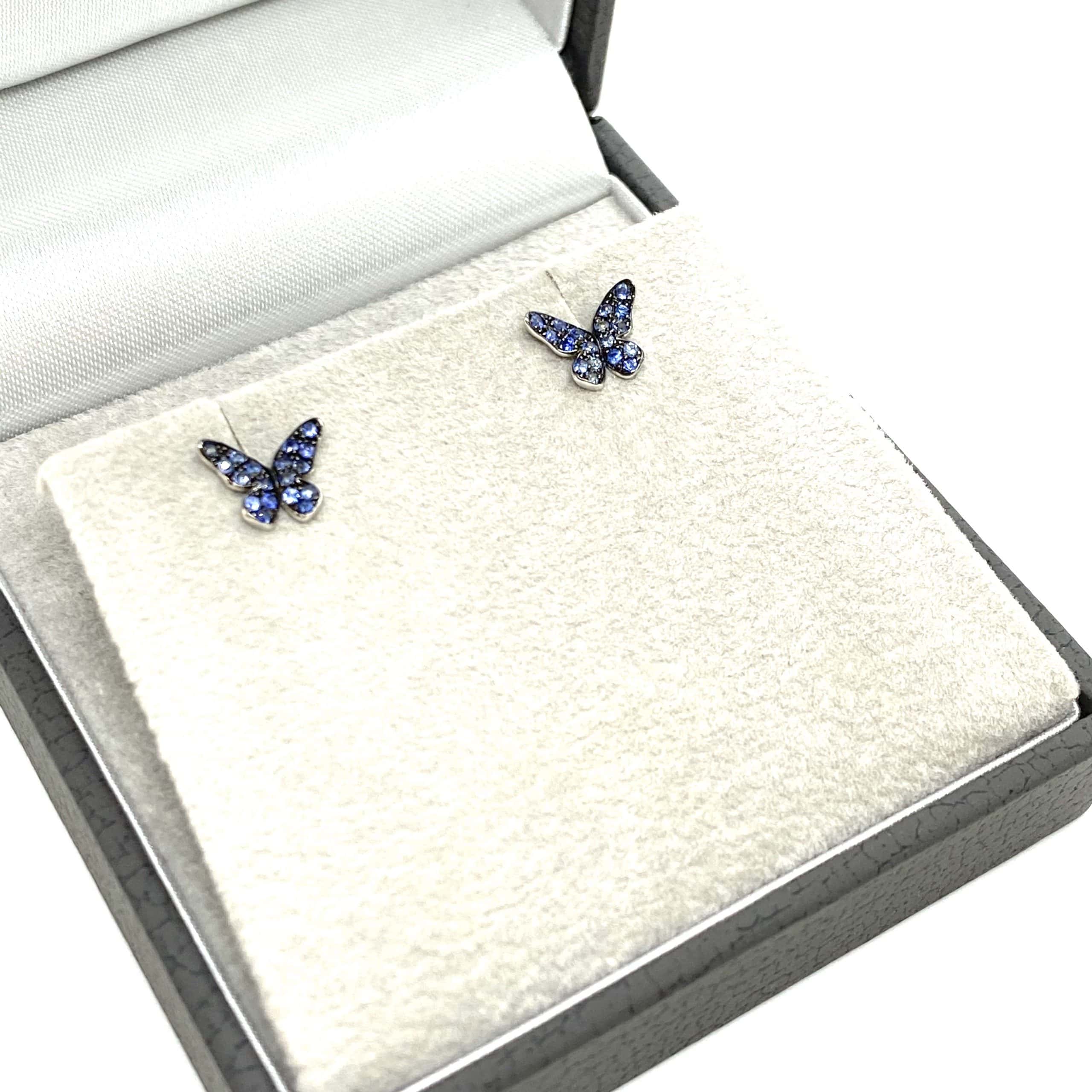 Butterfly sapphire stud earrings — Melina Fachidis (6)