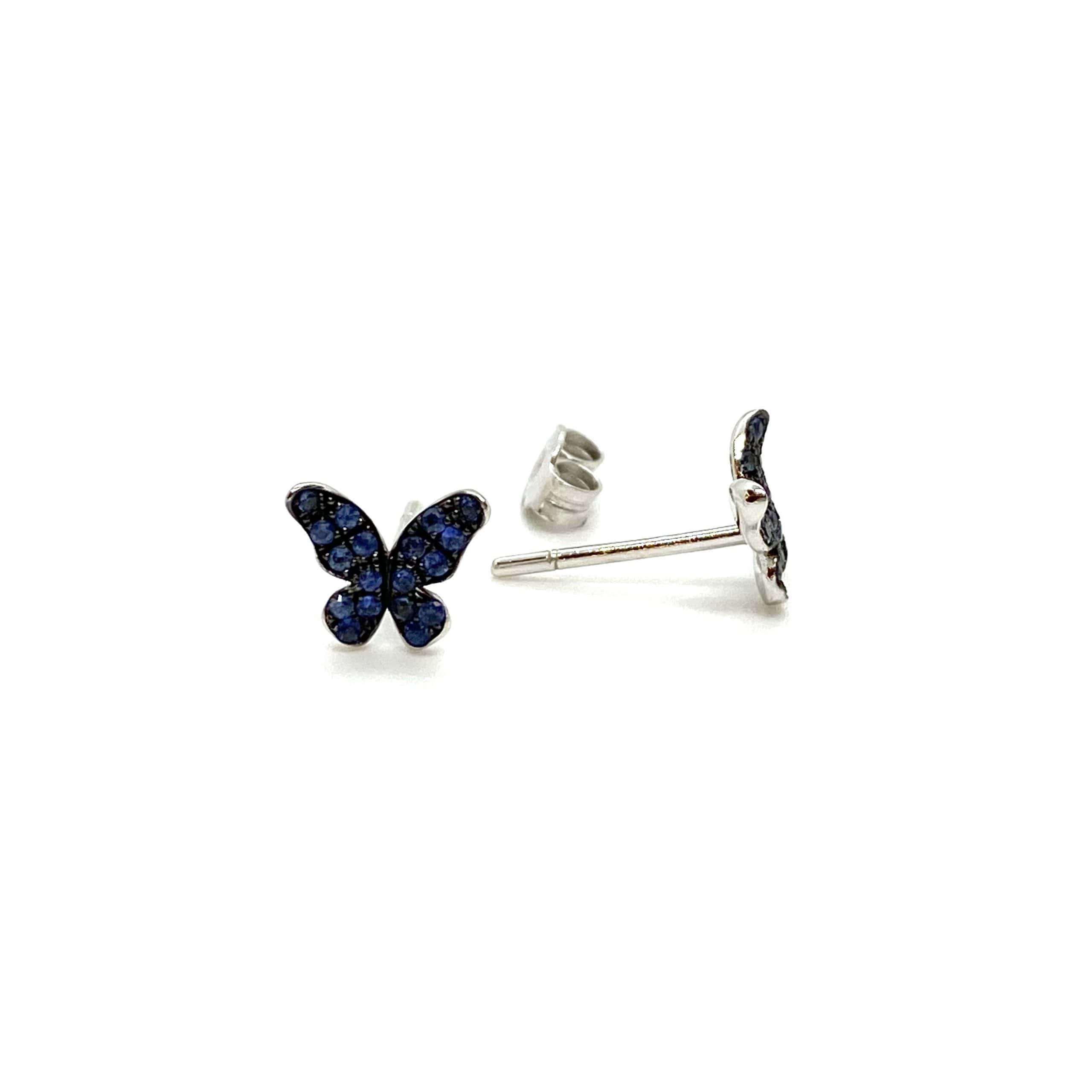 Butterfly sapphire stud earrings — Melina Fachidis (4)