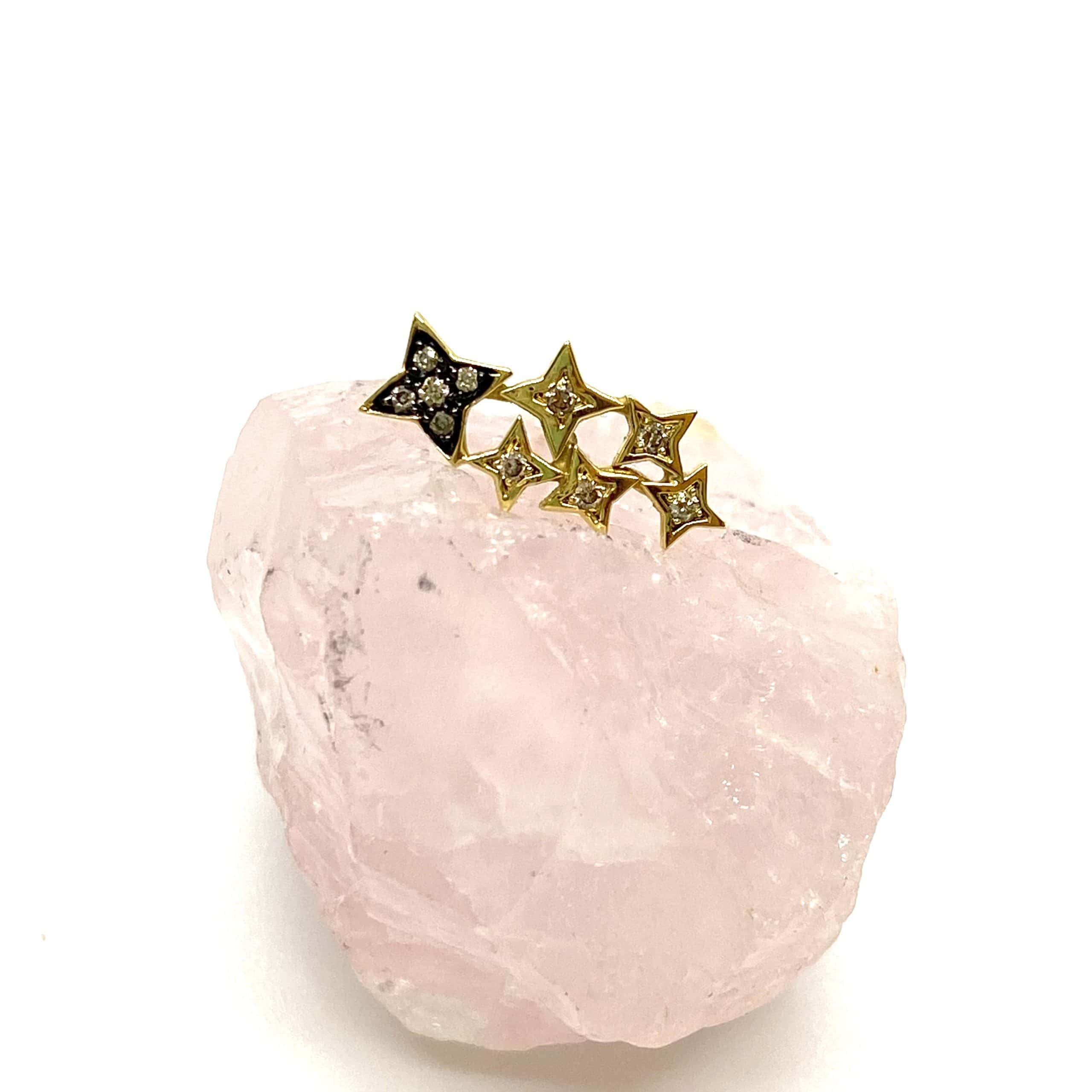 Multi star single earring — Melina Fachidis (3)