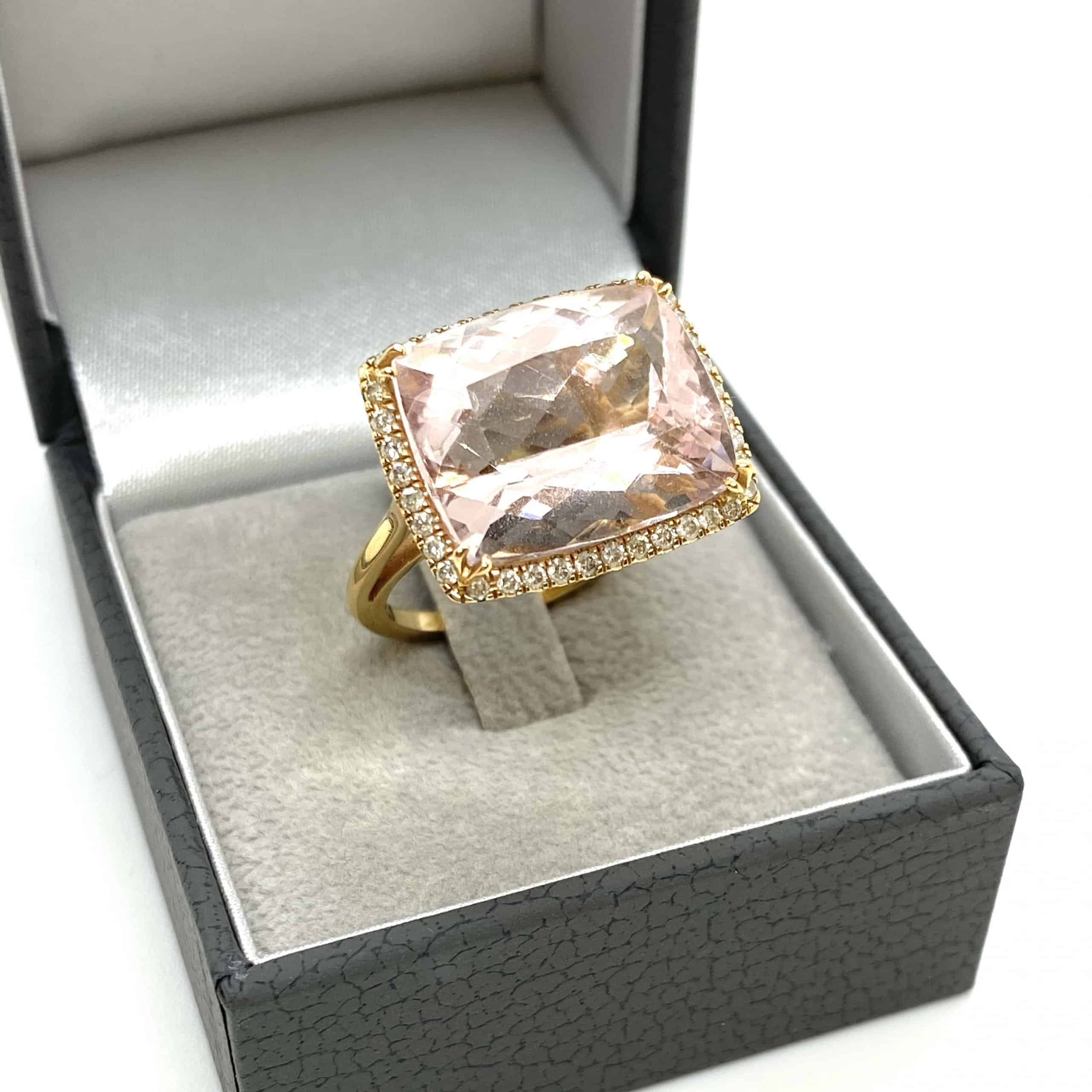 Morganite diamond solitaire ring — Melina Fachidis (4)