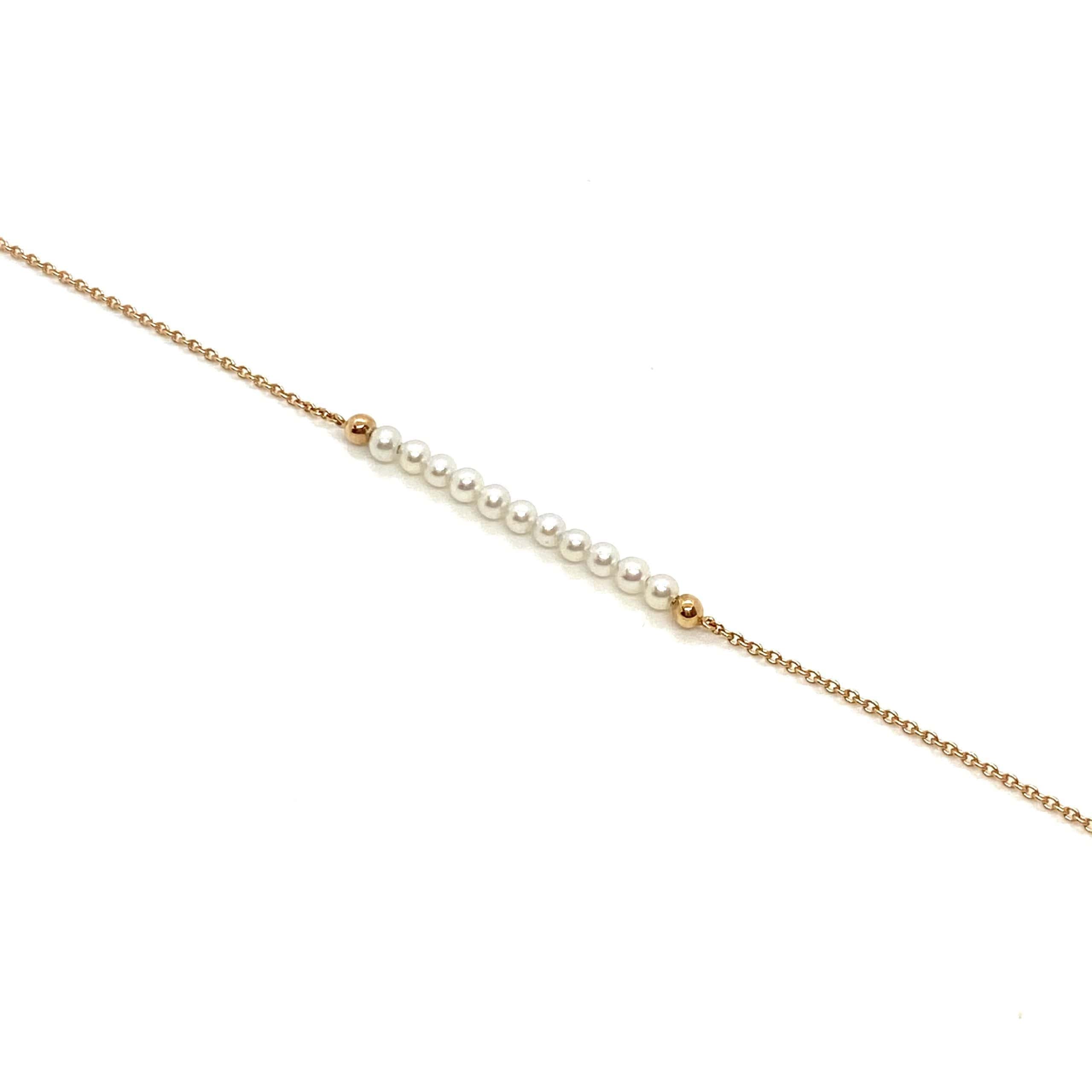 Pearl bar chain bracelet — Melina Fachidis (4)