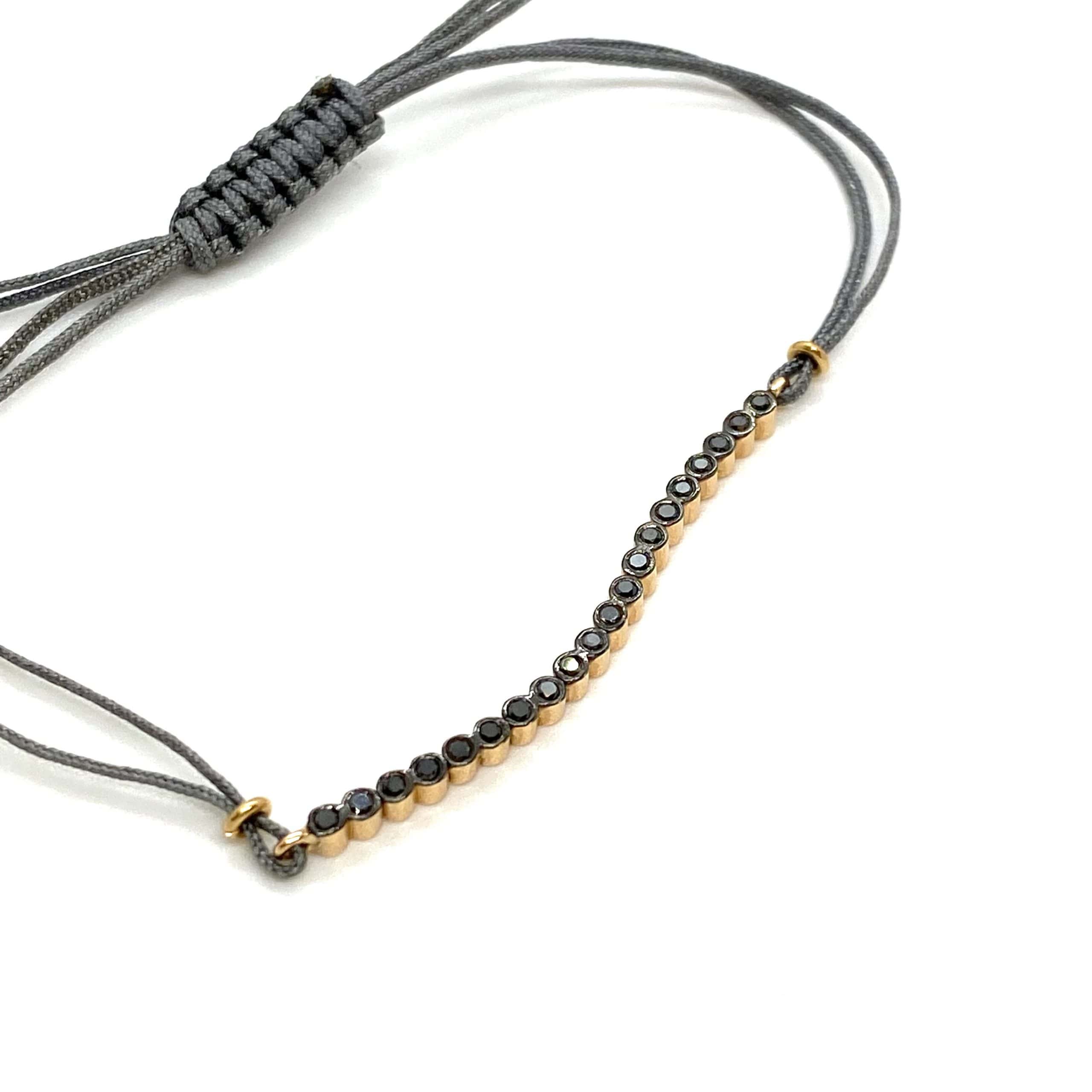 Black diamond tennis bracelet — Melina Fachidis (6)