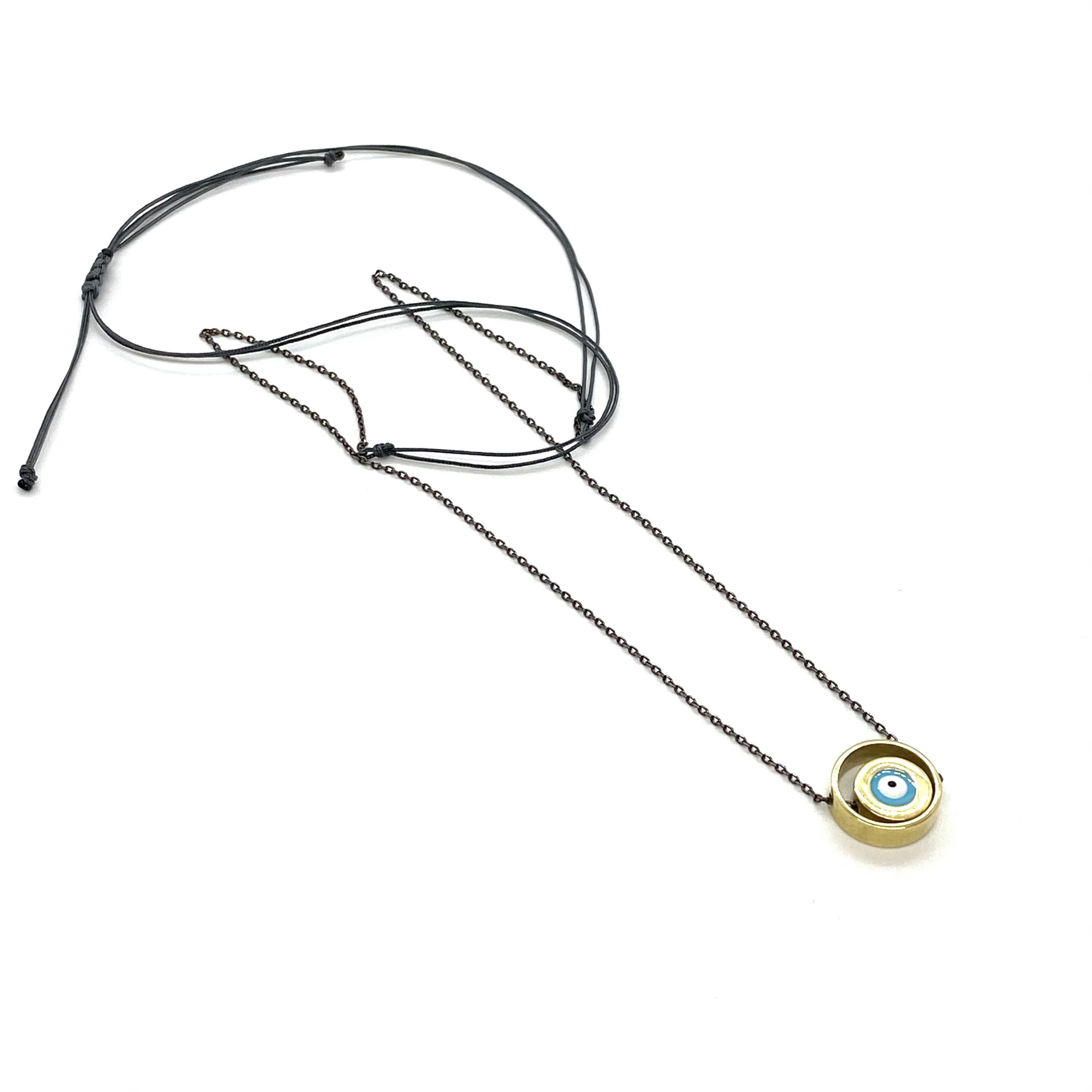 2021 double sided eye pendant — Melina Fachidis