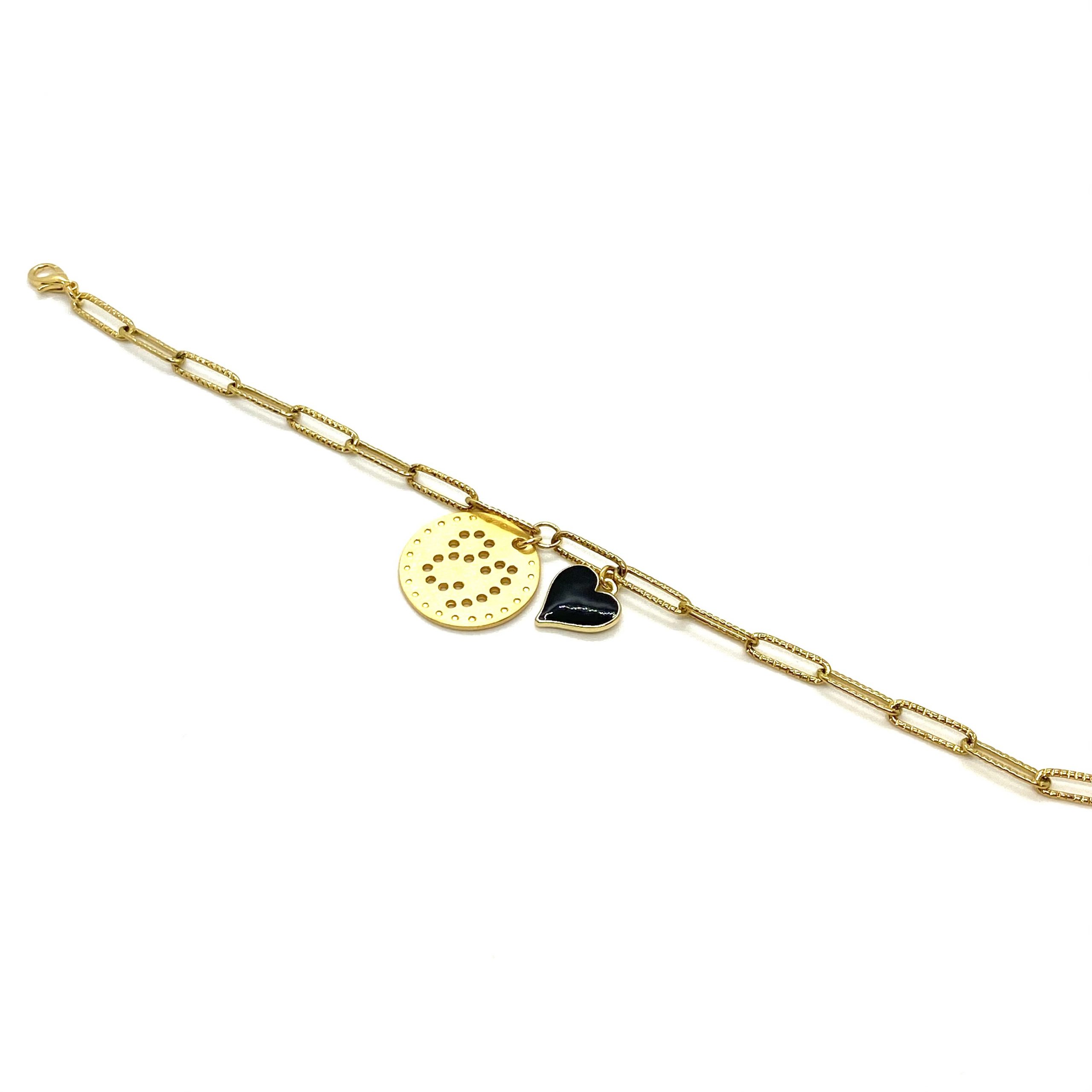 Retro style 2021 heart dot bracelet — Melina Fachidis