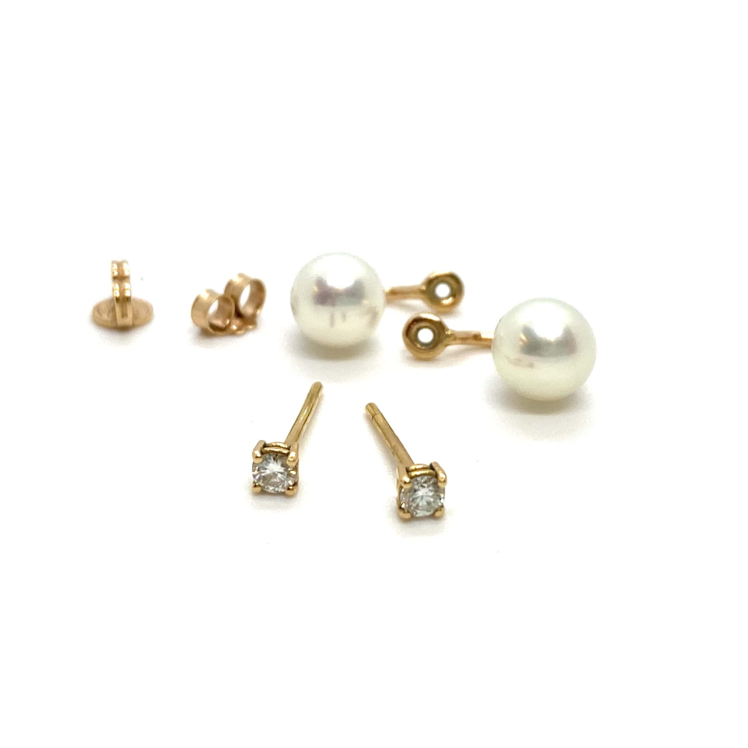 Fresh water pearl bridal earrings — Melina Fachidis (4)
