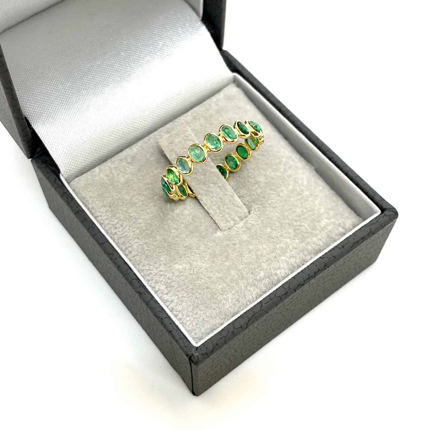 Emerald multi stone band — Melina Fachidis (3)