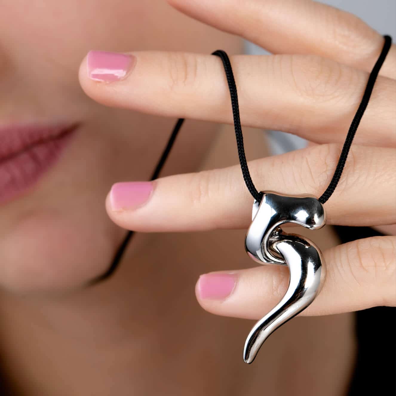 No 5 lucky charm pendant — Melina Fachidis (2)