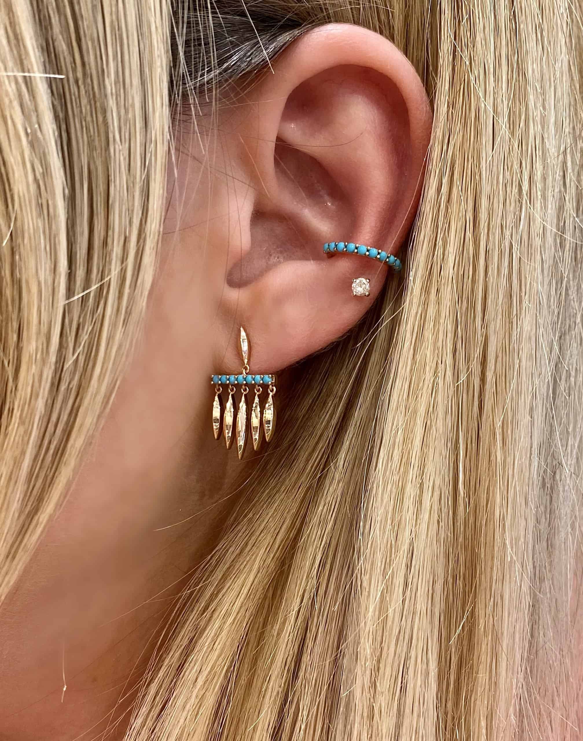 Summer rain turquoise earrings — Melina Fachidis (5)