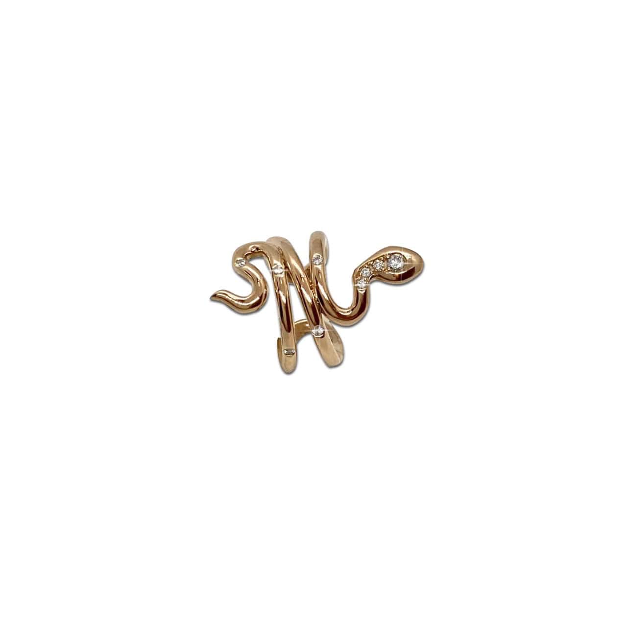 Snake wrap cuff single earring — Melina Fachidis (3)