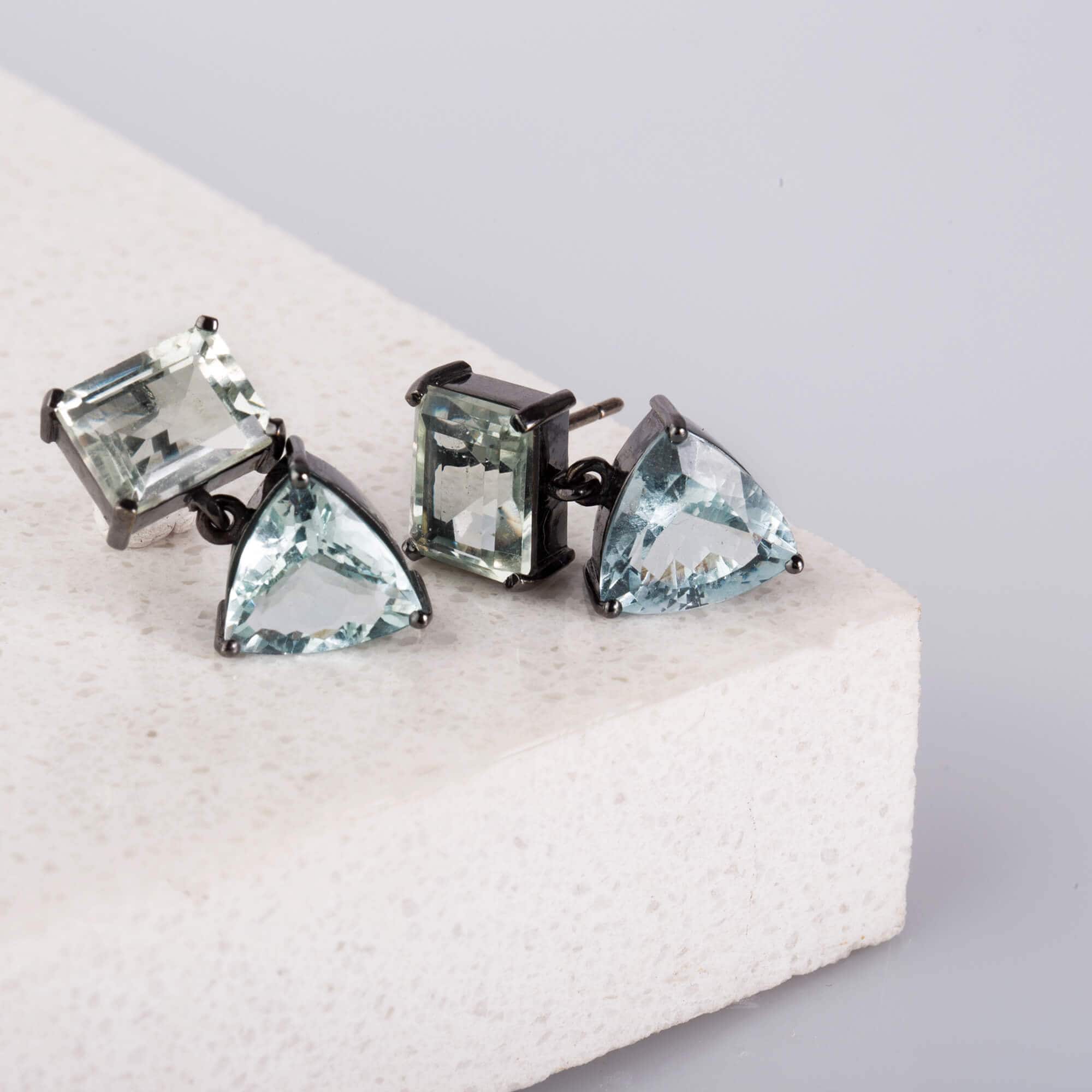 Aqua-green amethyst earrings — Melina Fachidis (2)
