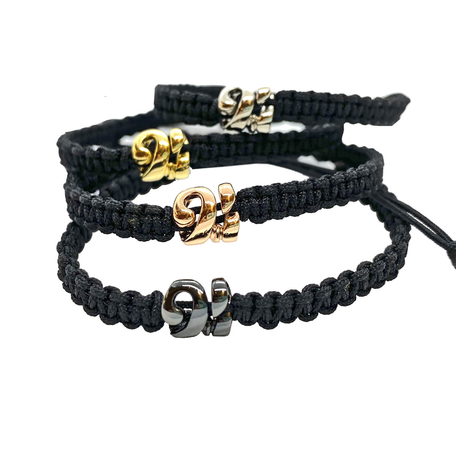 21 silver macrame bracelet — Melina Fachidis