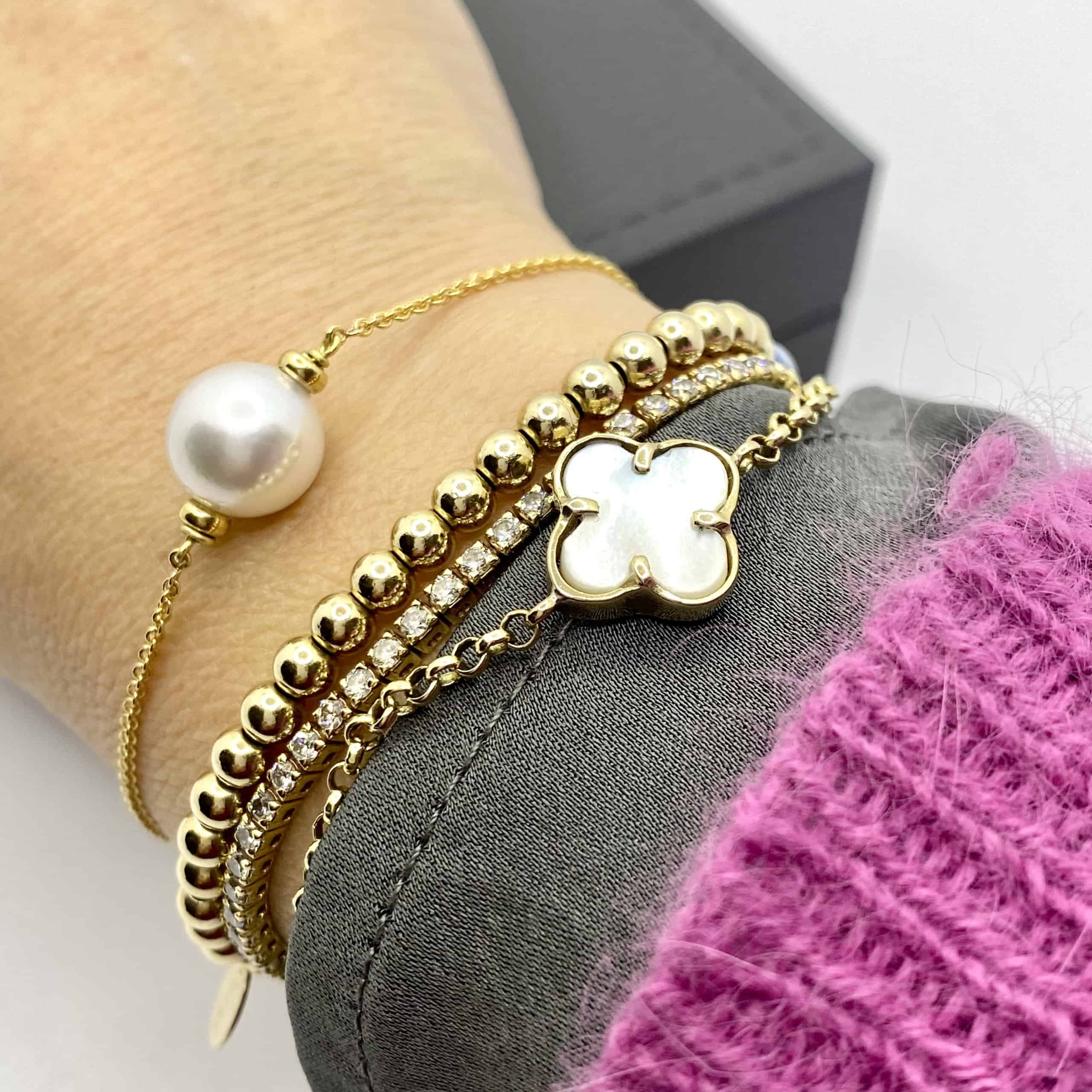 Pearl chain bracelet — Melina Fachidis (5)