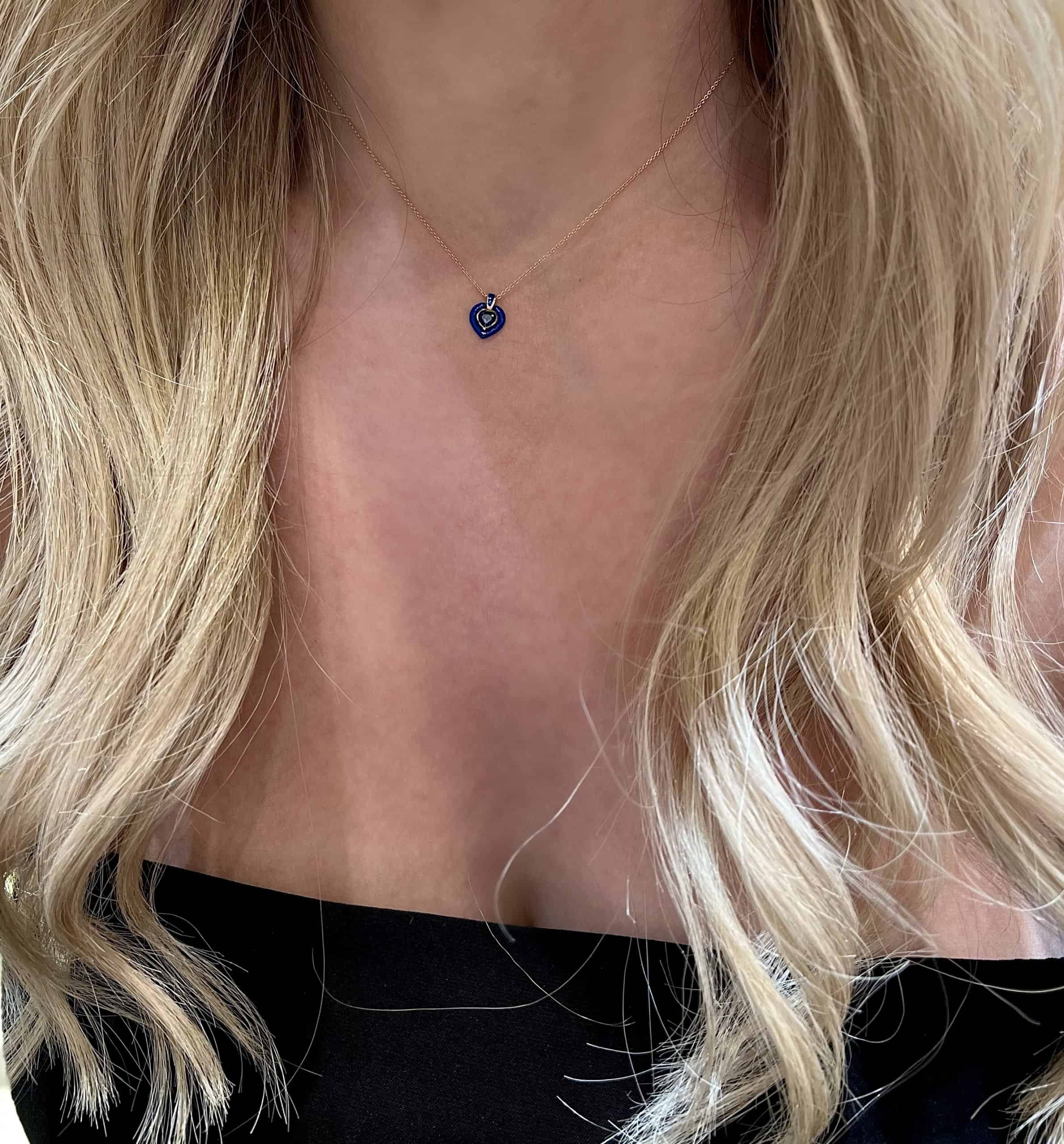 Blue sapphire heart pendant — Melina Fachidis (6)