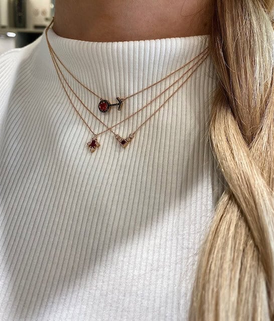 Ruby V diamond necklace — Melina Fachidis (4)