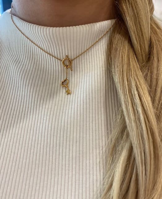 Heart-key diamond necklace — Melina Fachidis (6)