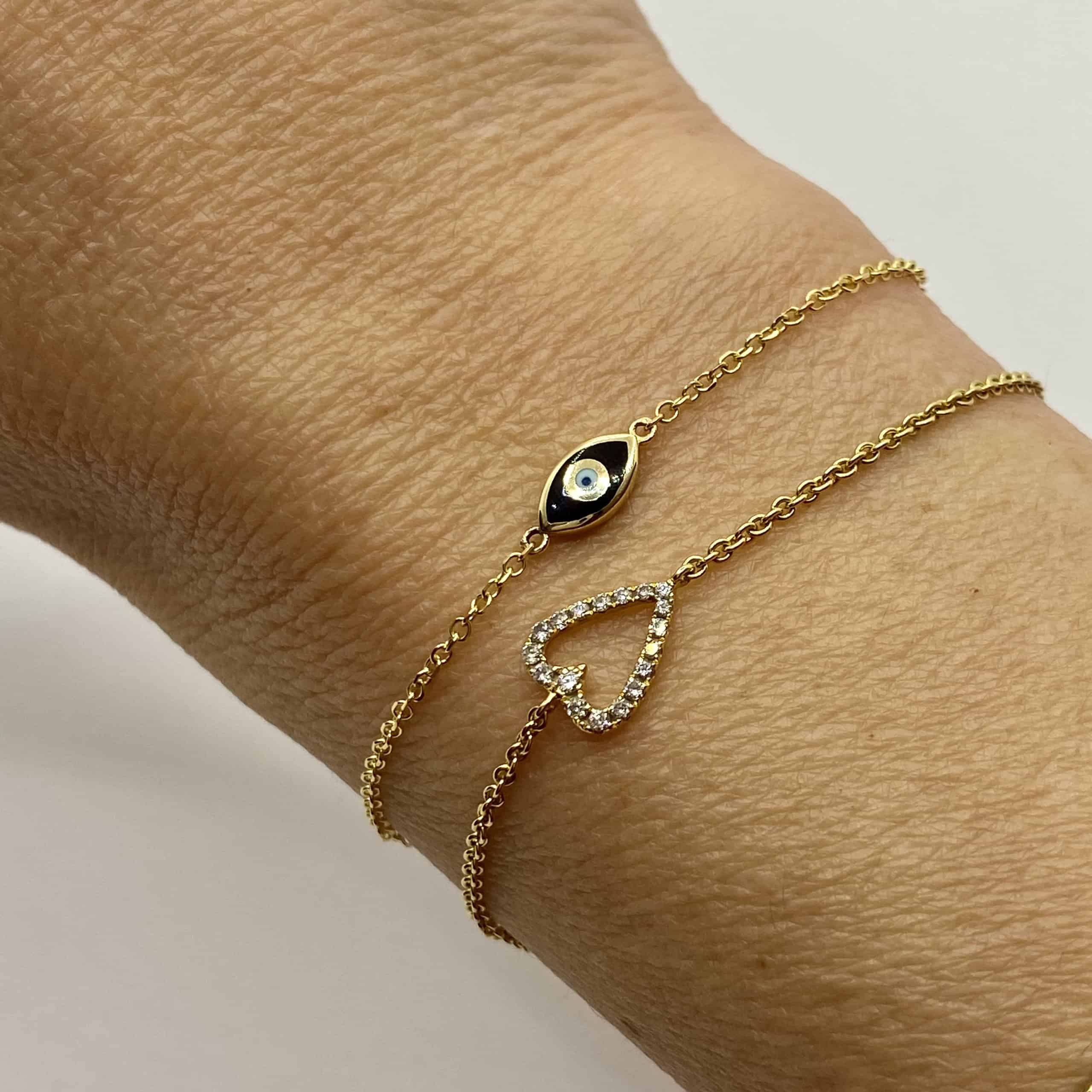 Enamel eye chain bracelet — Melina Fachidis (6)