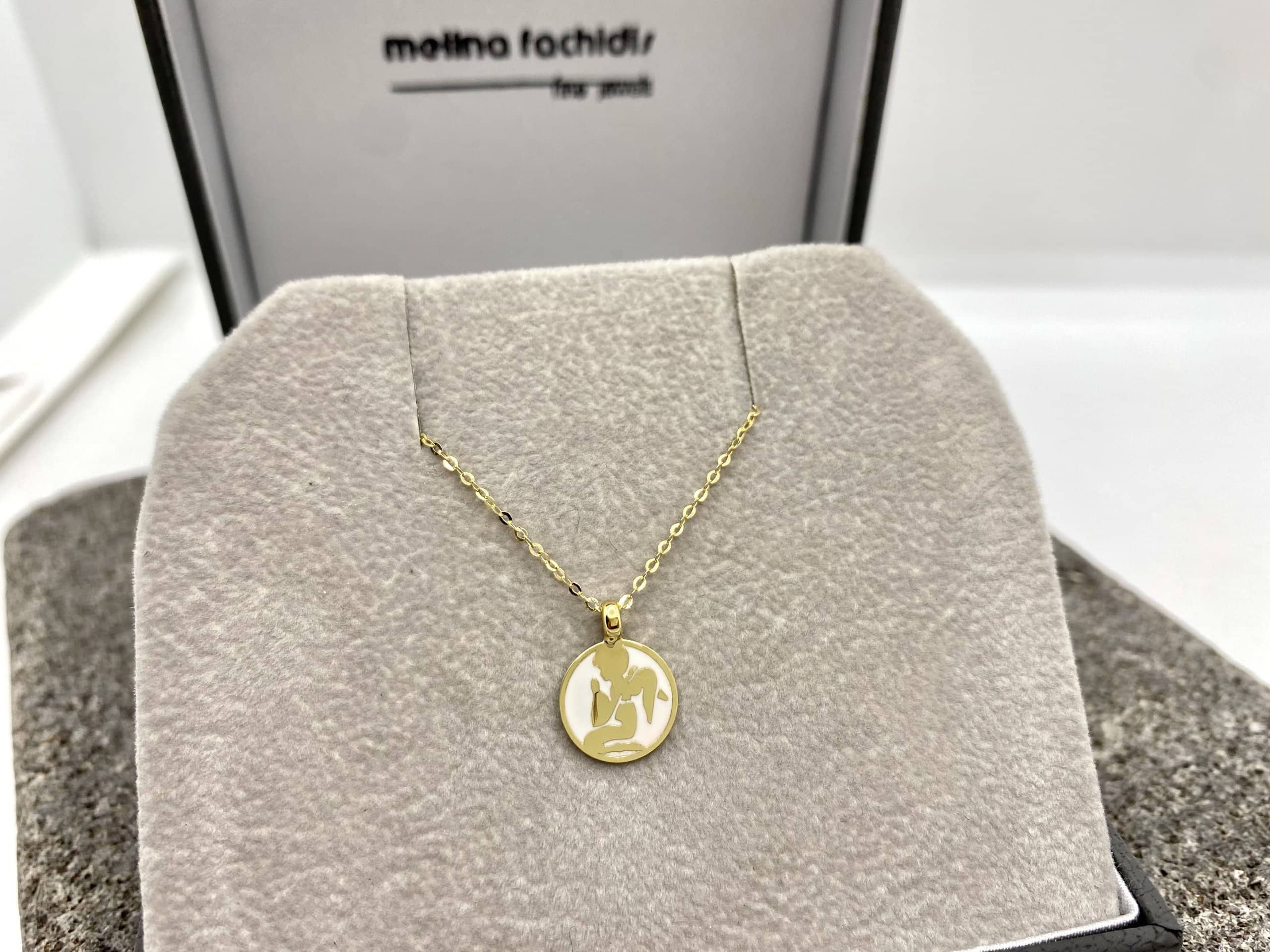 Angel enamelled pendant — Melina Fachidis (4)