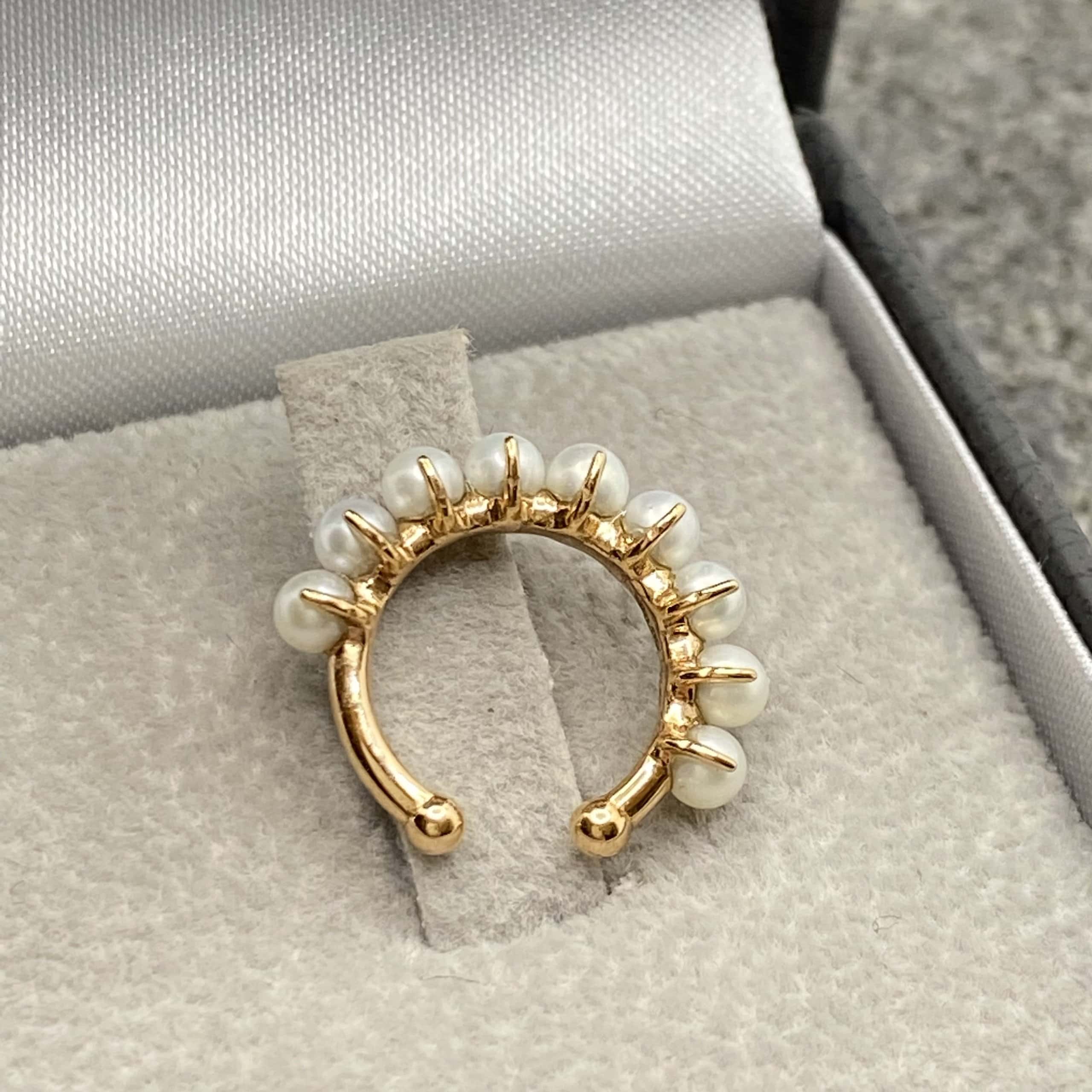 18k rose gold pearl cuff earring — Melina Fachidis (7)