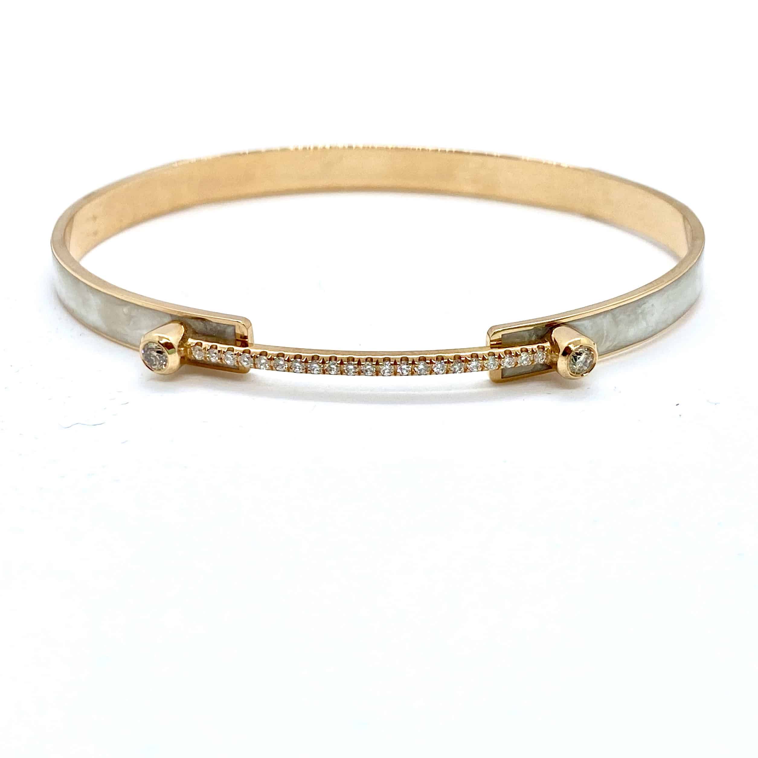 Enameled cuff bracelet with diamonds — Melina Fachidis (3)