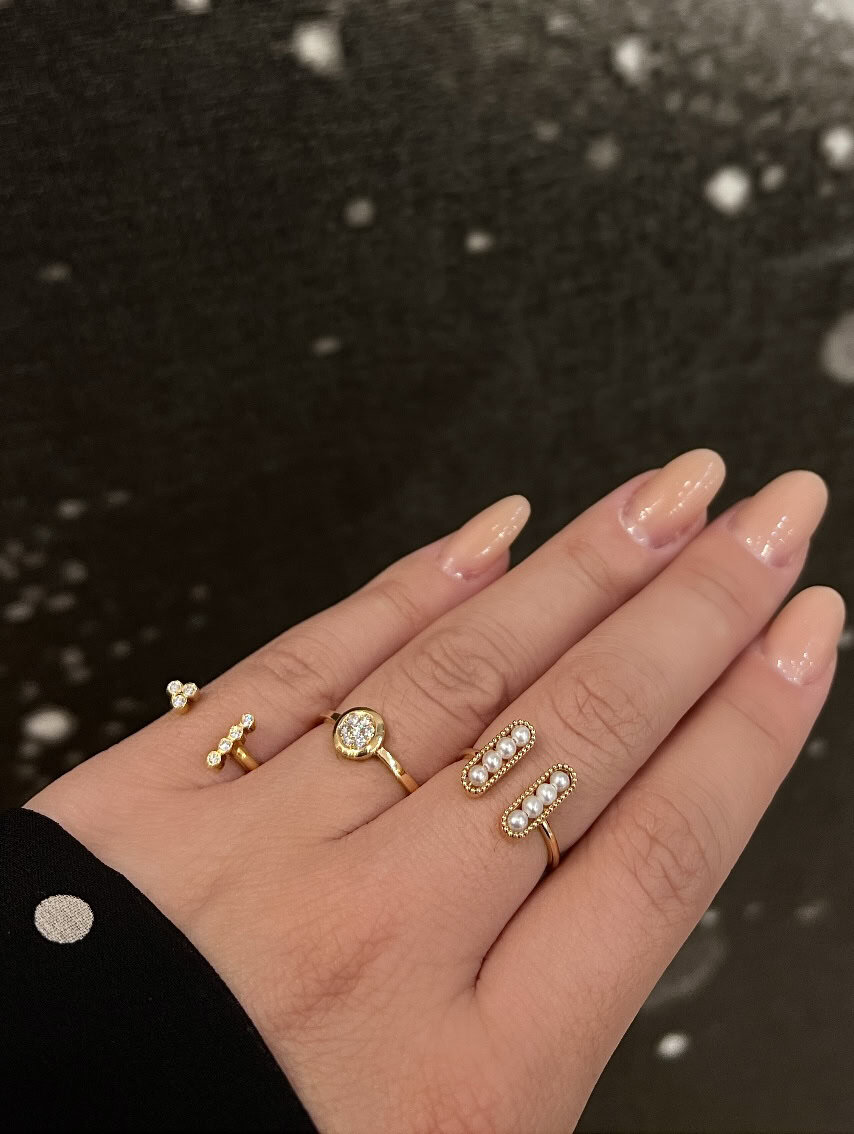 18K rose gold pearl open ring — Melina Fachidis (5)