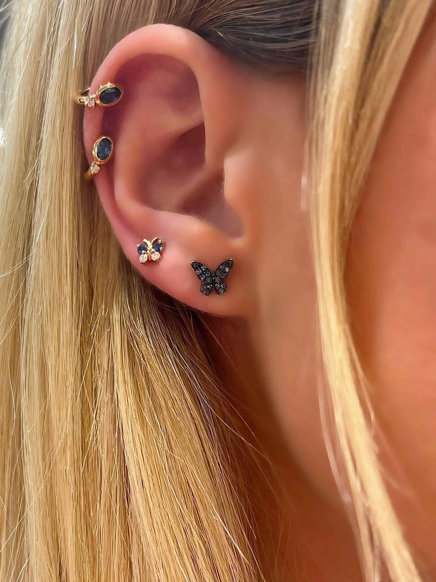 Butterfly sapphire stud earrings — Melina Fachidis (7)