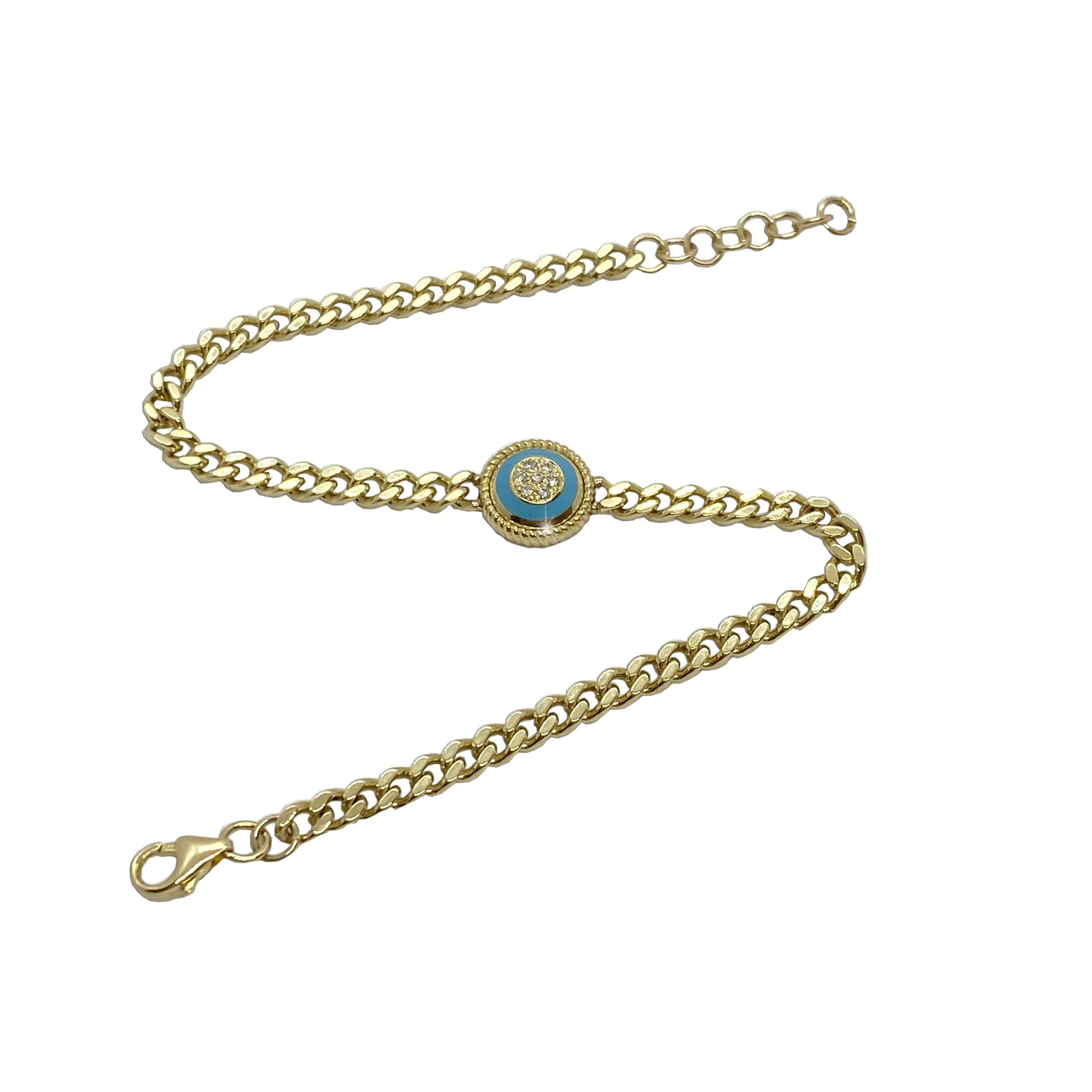 Retro chain eye bracelet — Melina Fachidis (4)