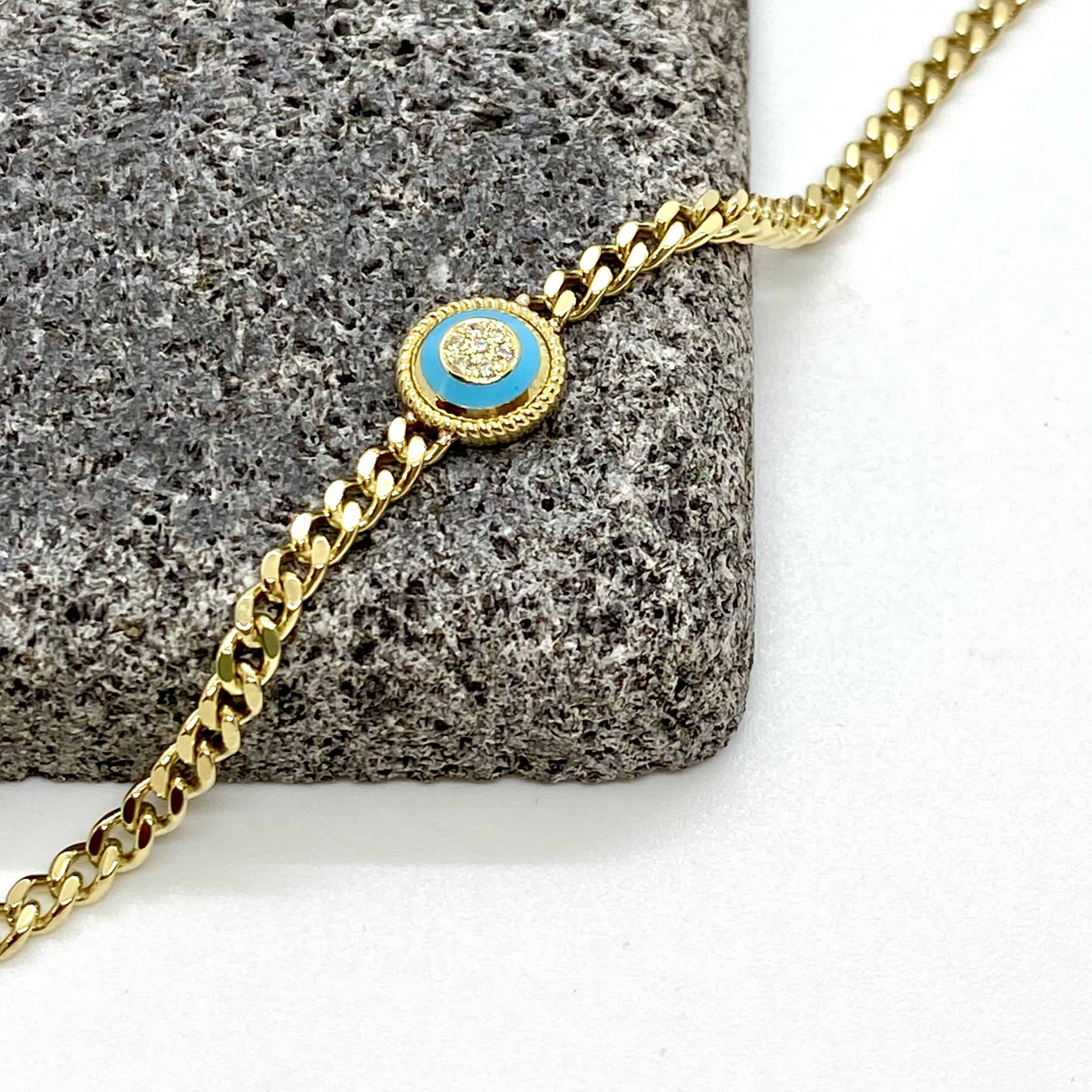 Retro chain eye bracelet — Melina Fachidis (7)