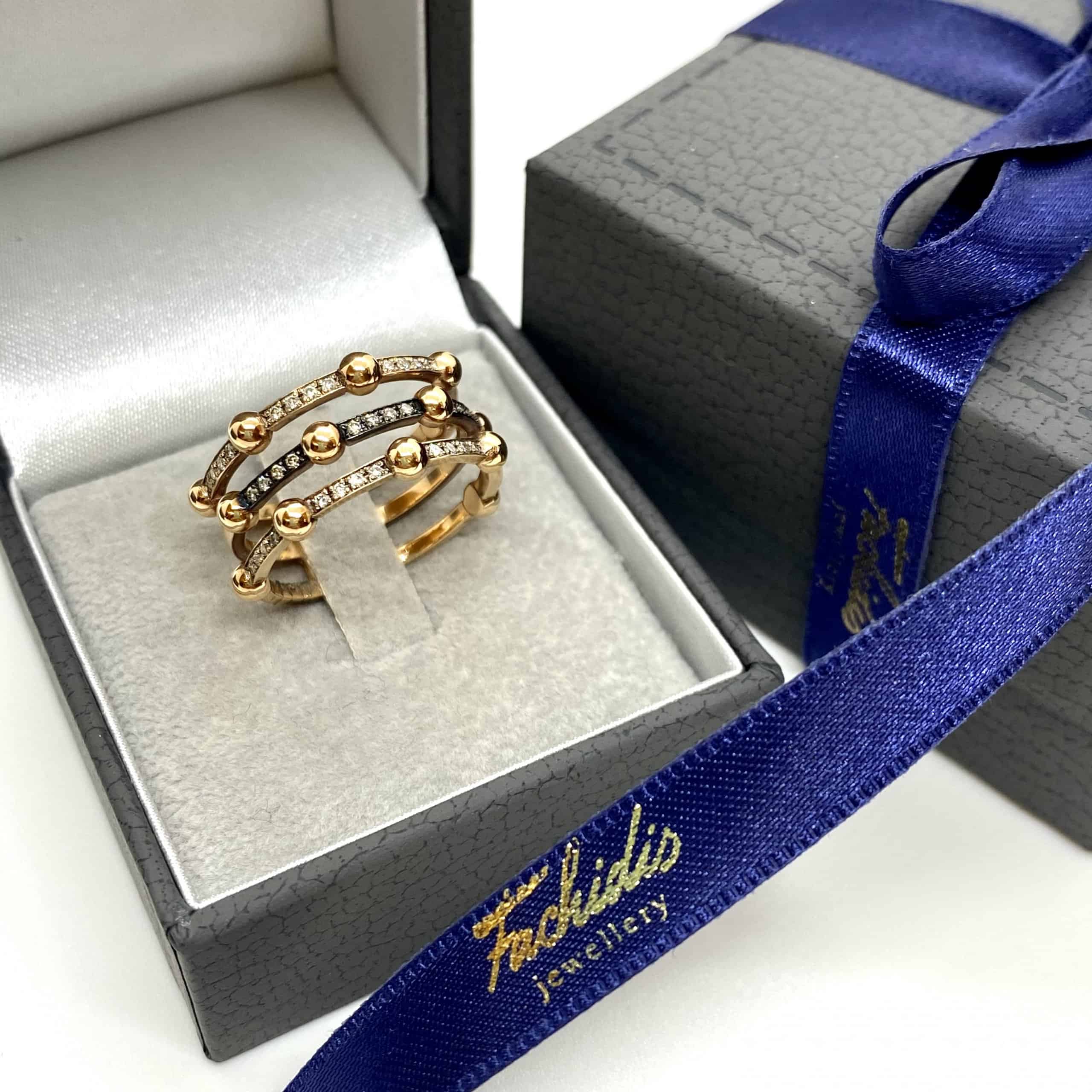 White and brown diamond statement ring — Melina Fachidis (3)