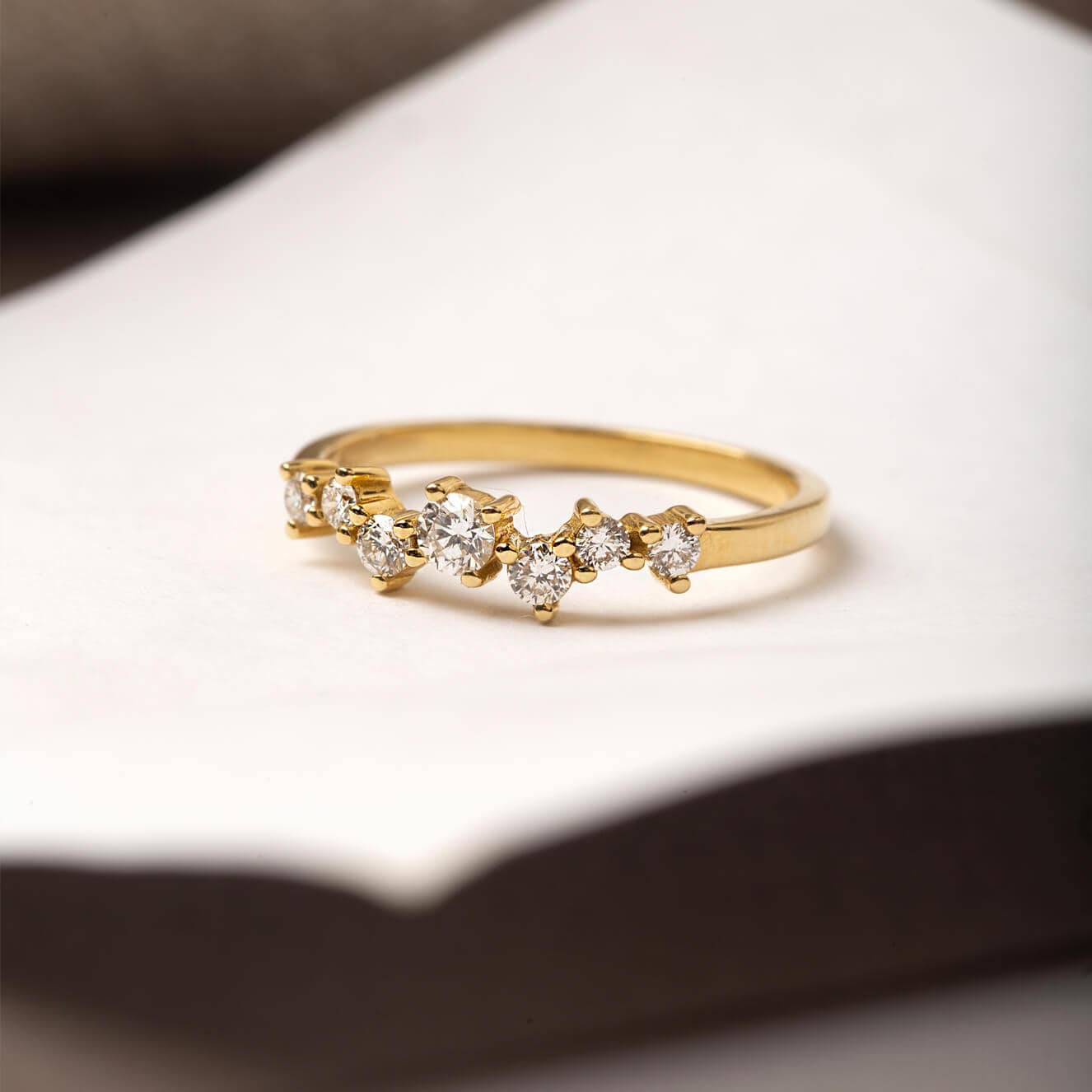 Seven natural diamond ring — Melina Fachidis (3)