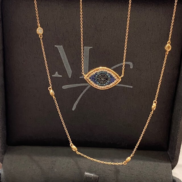 Grand eye blue and black diamonds — Melina Fachidis (5)