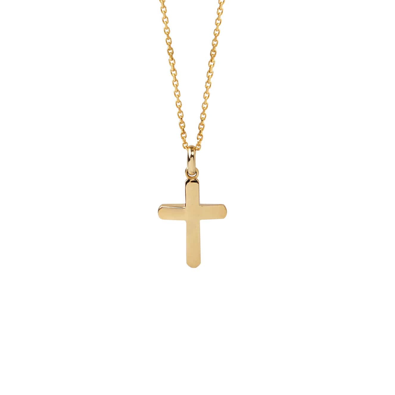 Minimal cross pendant — Melina Fachidis