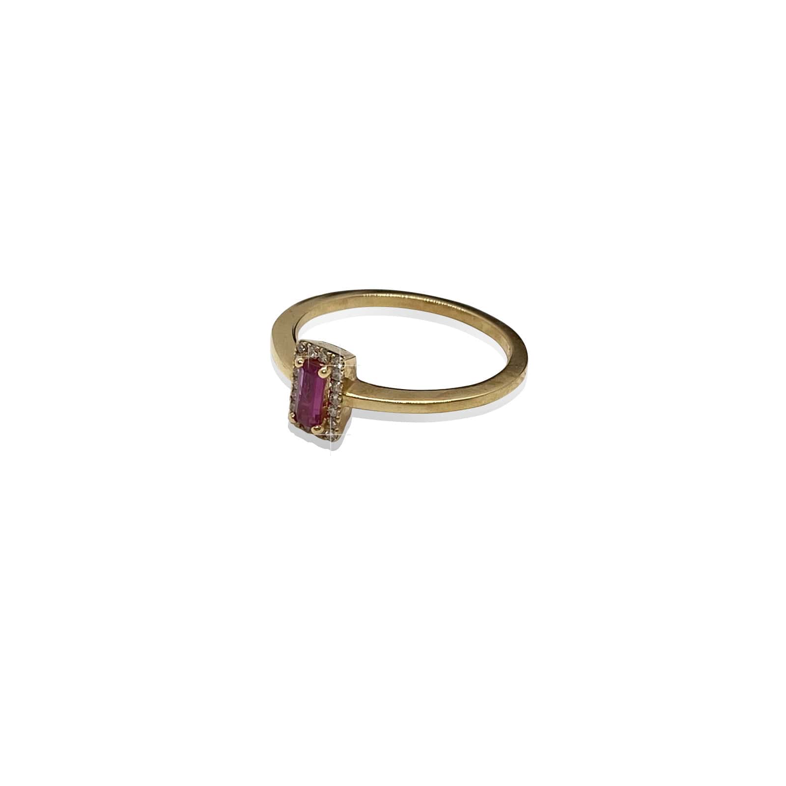 Baguette ruby diamond fine ring — Melina Fachidis (2)