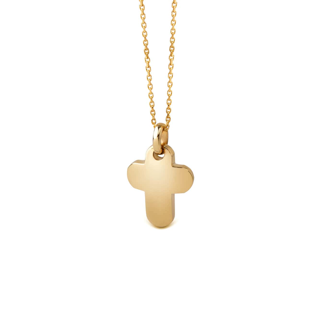 Plain cross pendant — Melina Fachidis