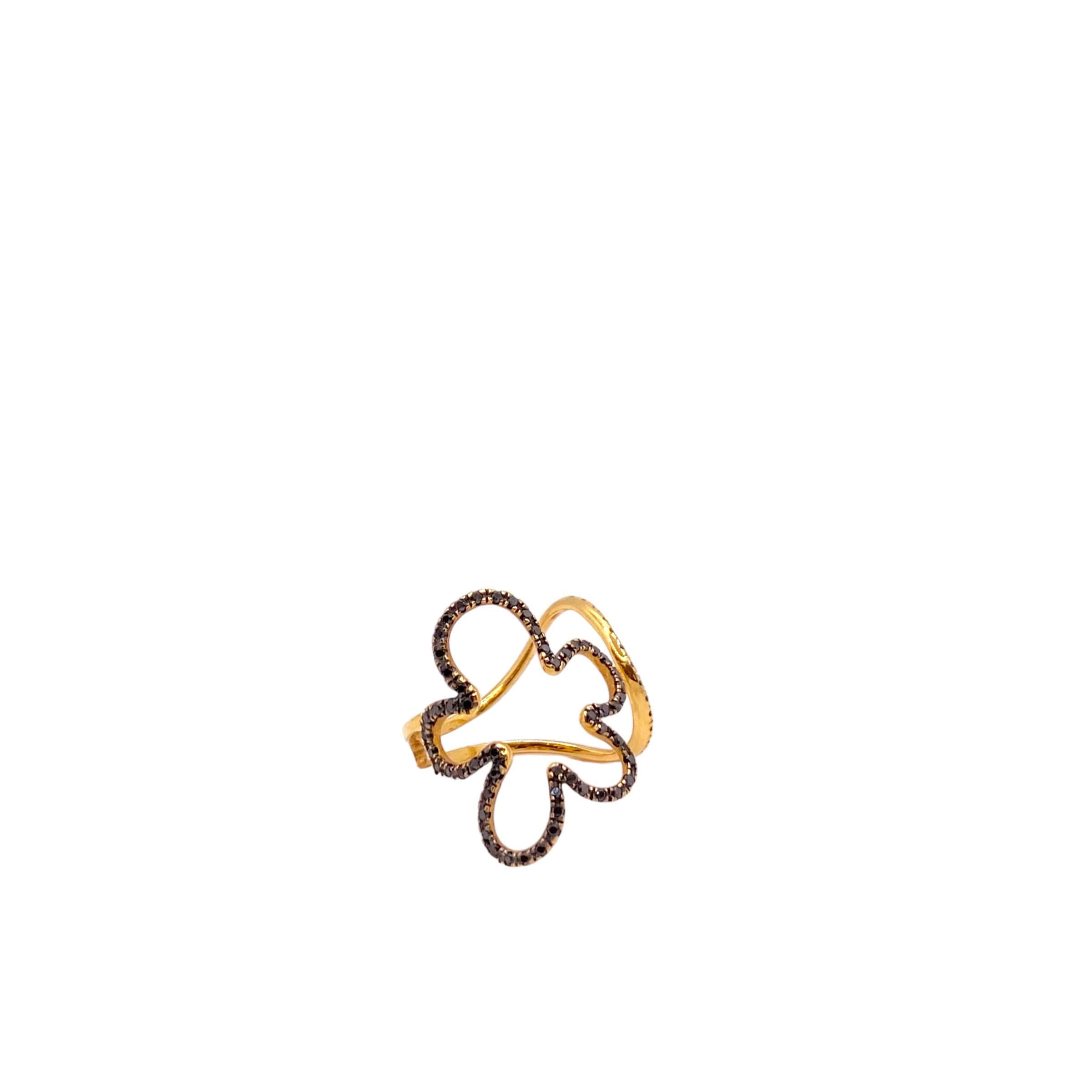 Black diamond double Tattoo ring — Melina Fachidis (8)