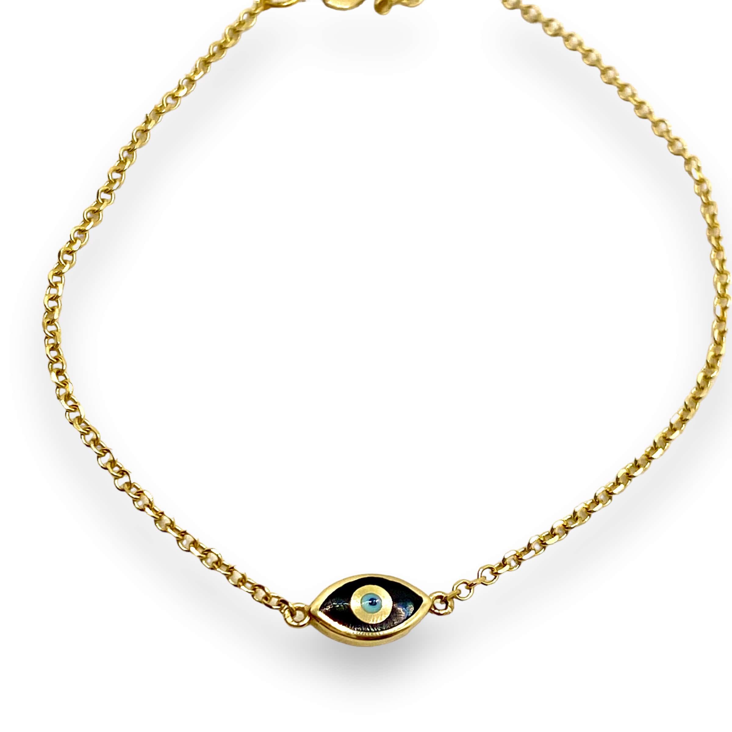 Enamel eye chain bracelet — Melina Fachidis (2)