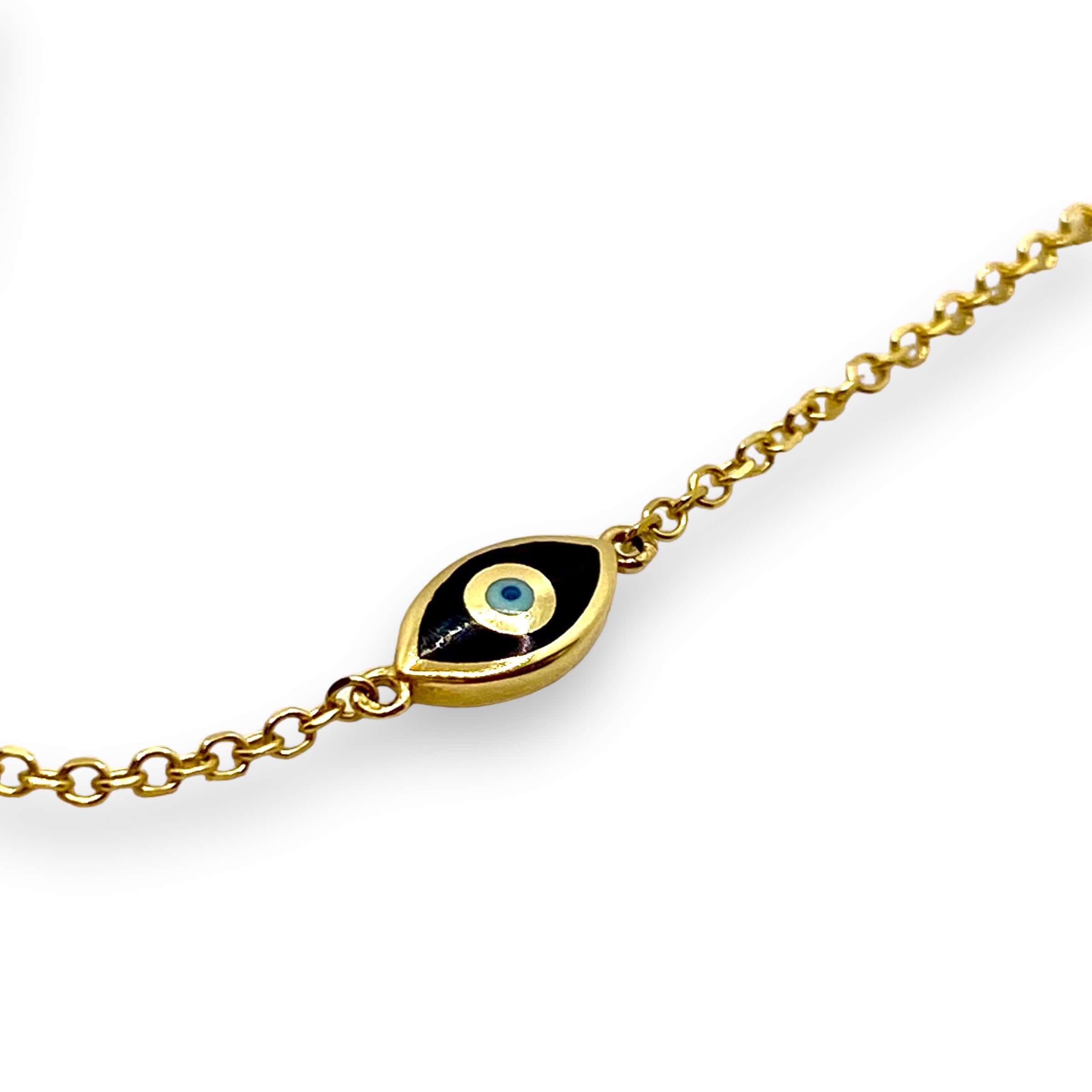 Enamel eye chain bracelet — Melina Fachidis (3)